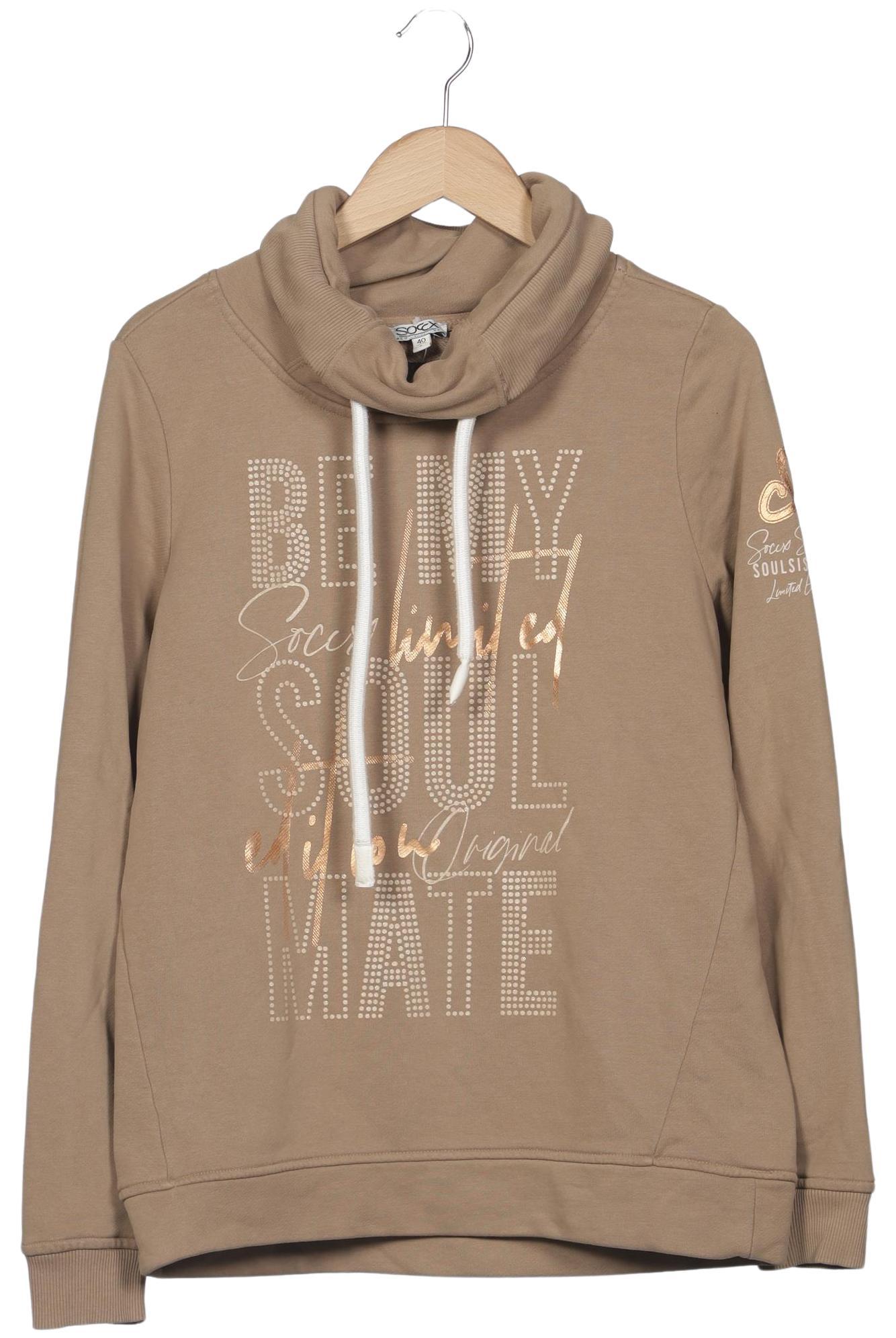 

Soccx Damen Sweatshirt, beige, Gr. 40