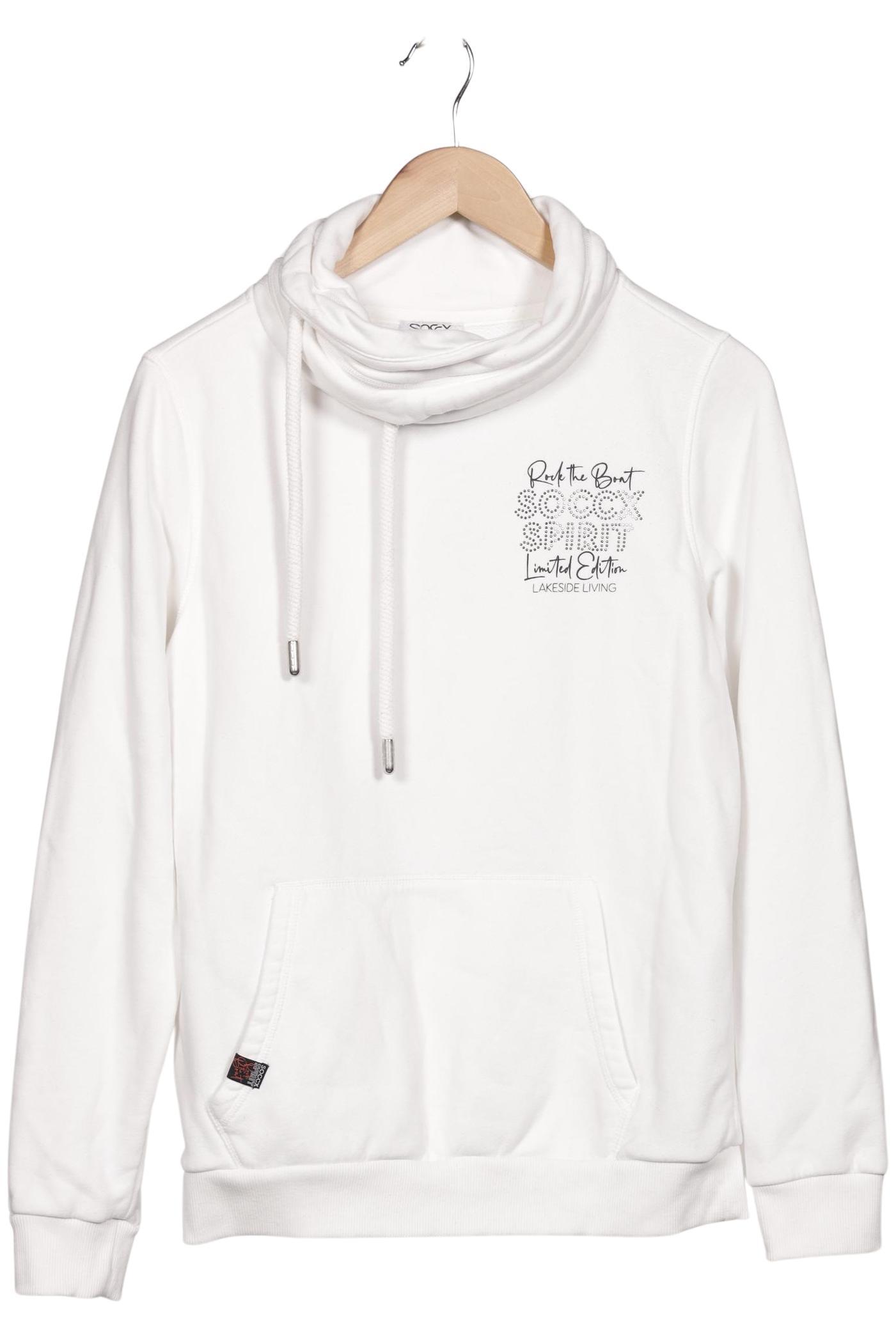 

Soccx Damen Sweatshirt, weiß, Gr. 36