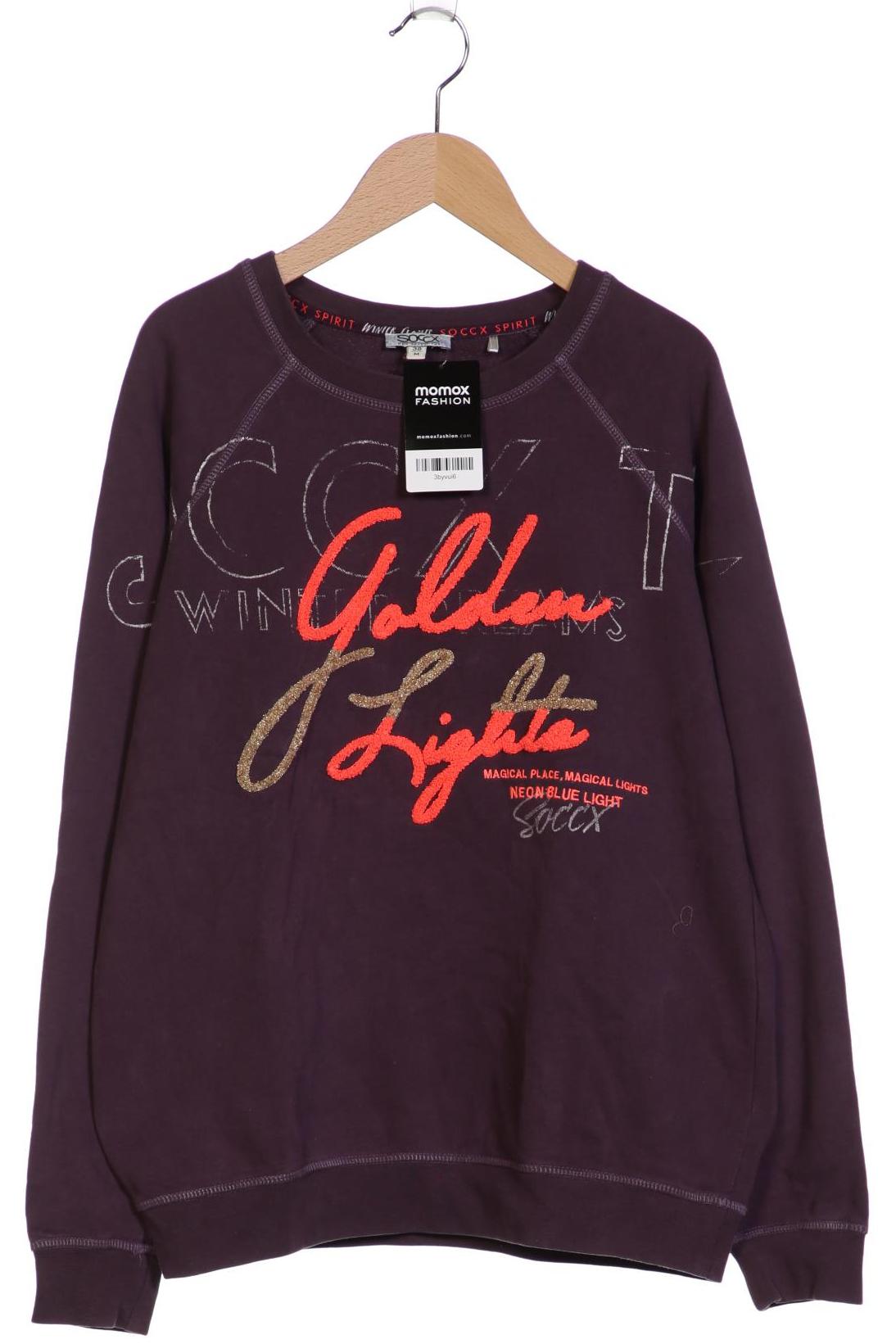 

Soccx Damen Sweatshirt, flieder, Gr. 38