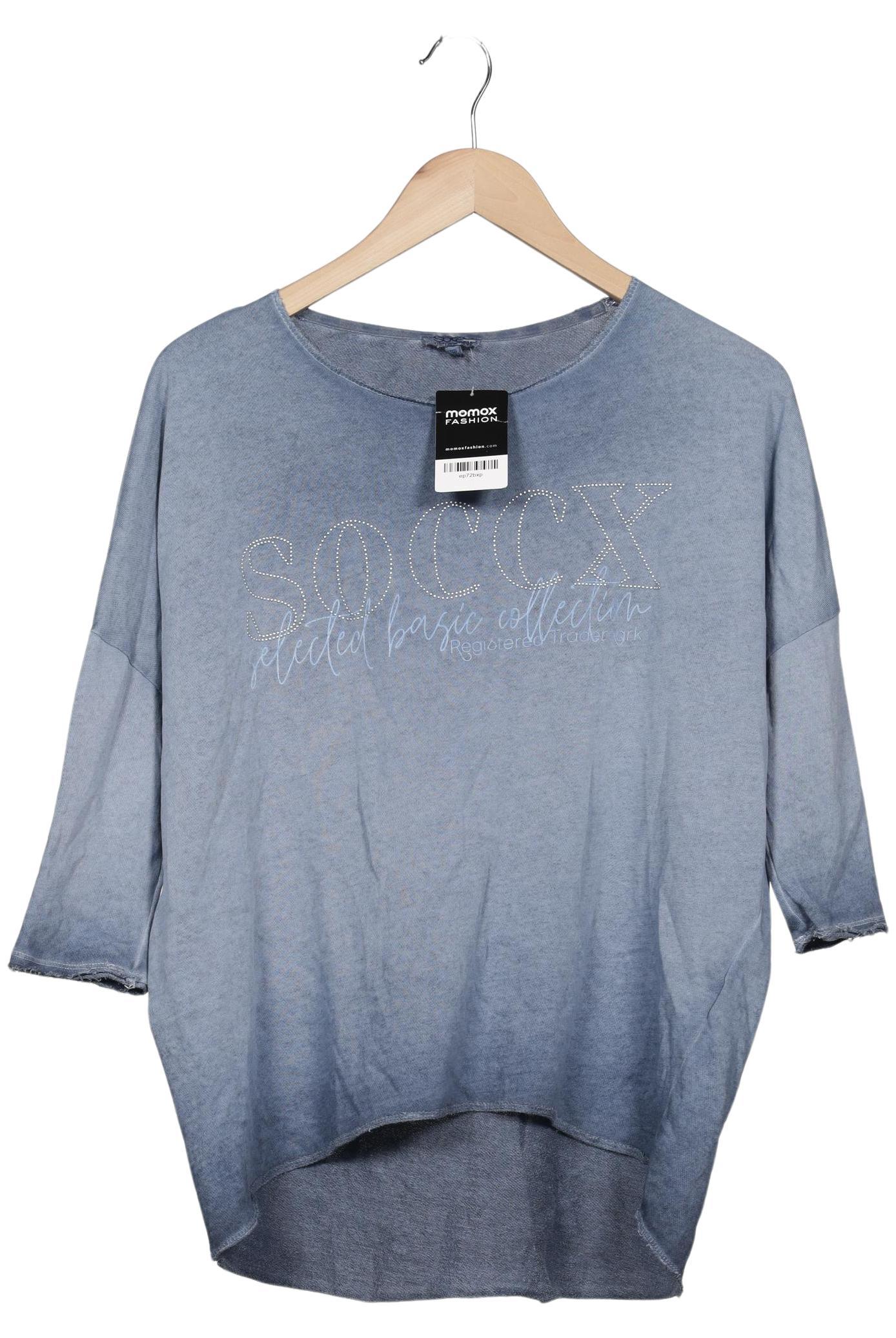 

Soccx Damen Sweatshirt, blau, Gr. 38