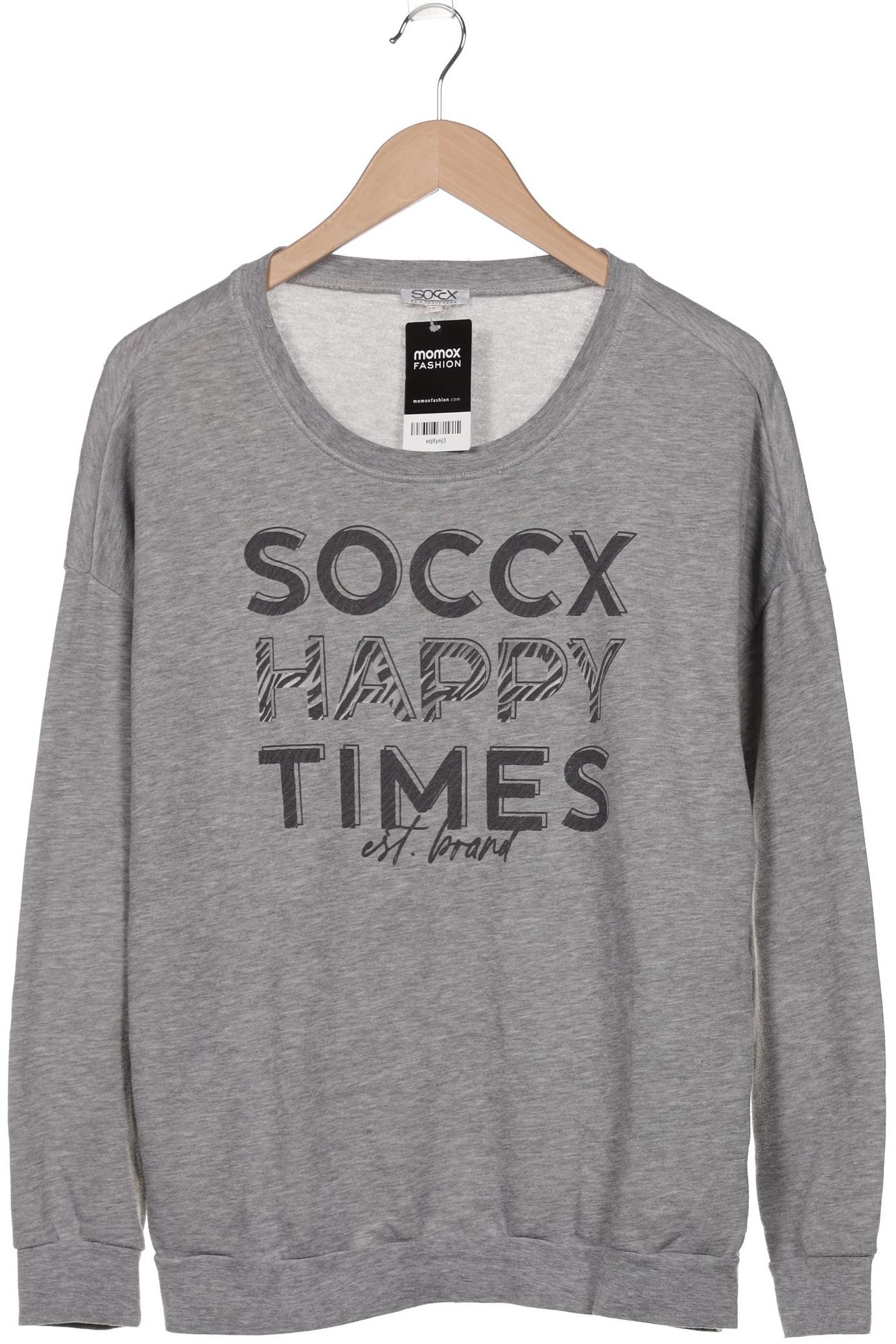 

Soccx Damen Sweatshirt, grau, Gr. 40
