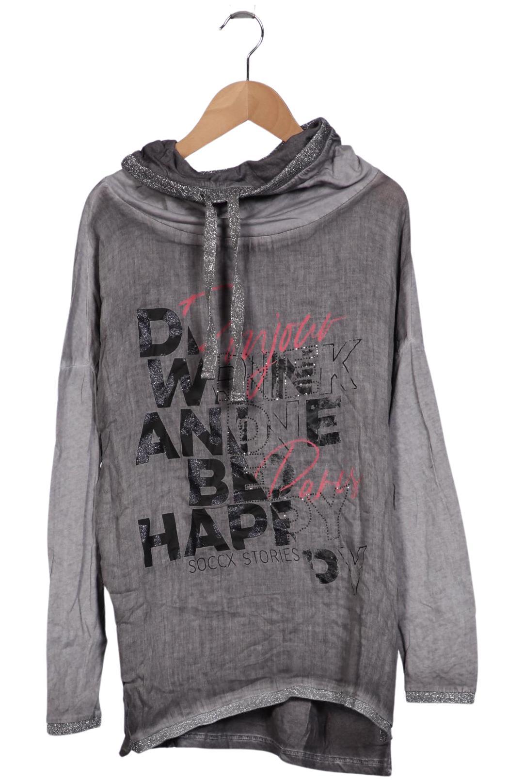 

Soccx Damen Sweatshirt, grau, Gr. 40