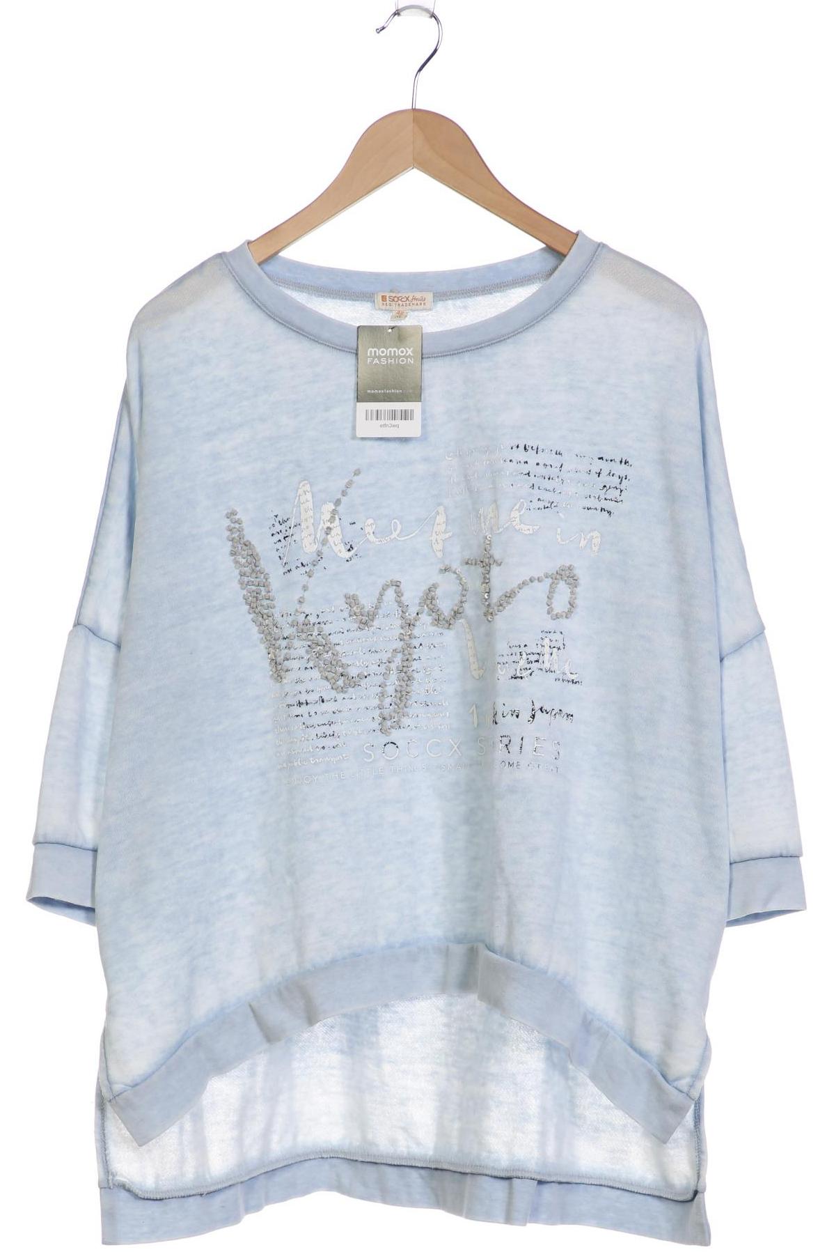 

Soccx Damen Sweatshirt, hellblau, Gr. 42