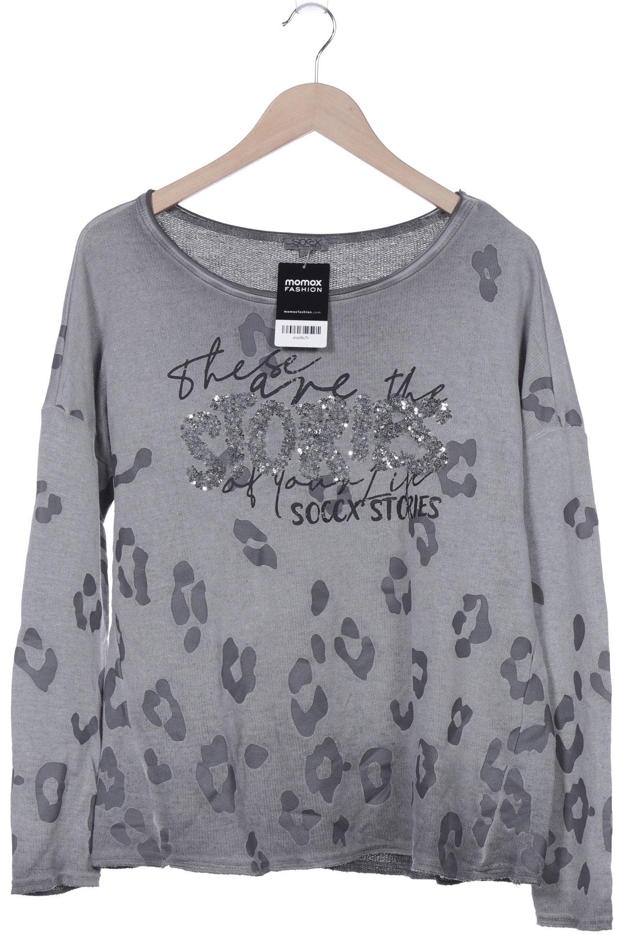 

Soccx Damen Sweatshirt, grau, Gr. 38