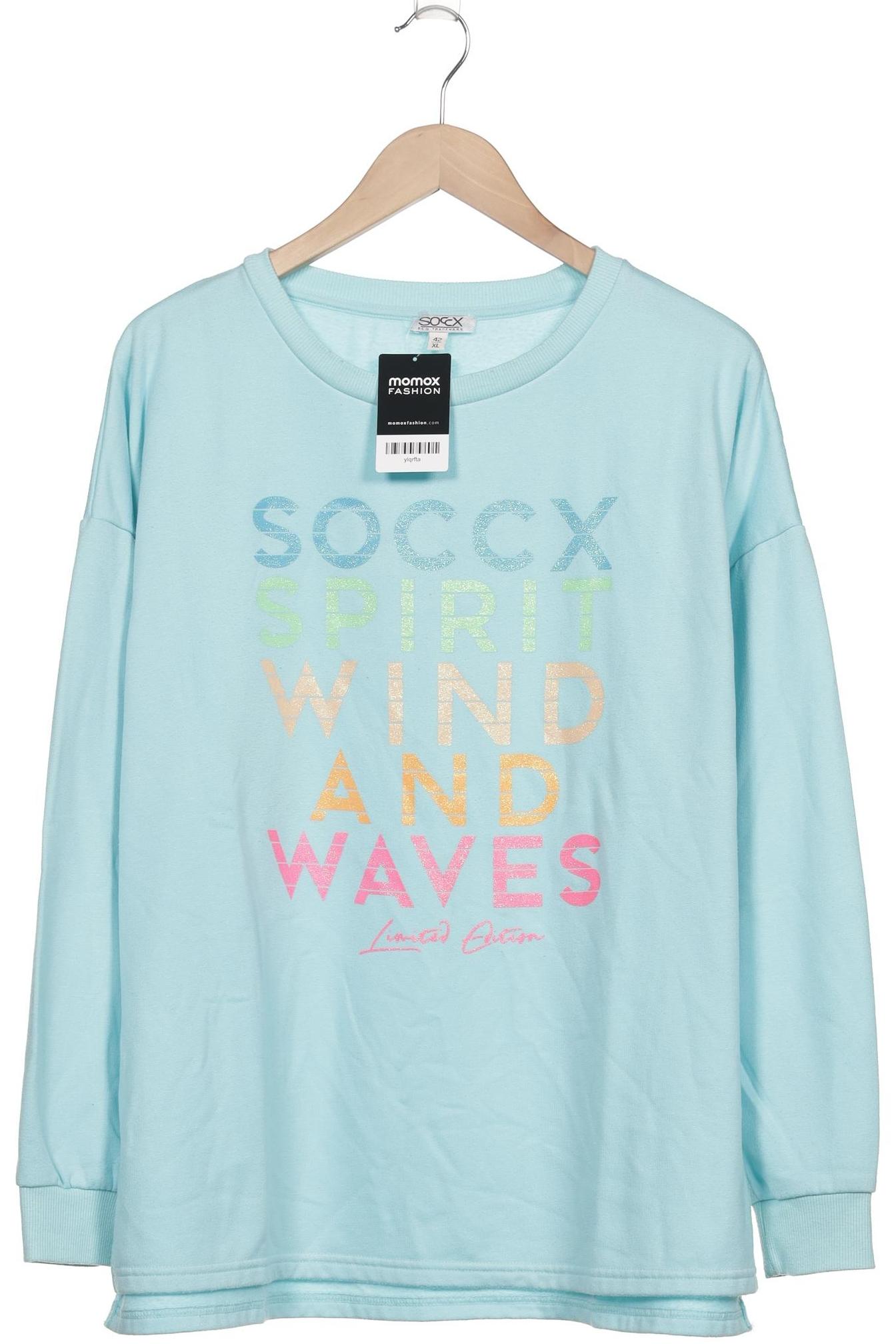 

Soccx Damen Sweatshirt, hellblau, Gr. 42