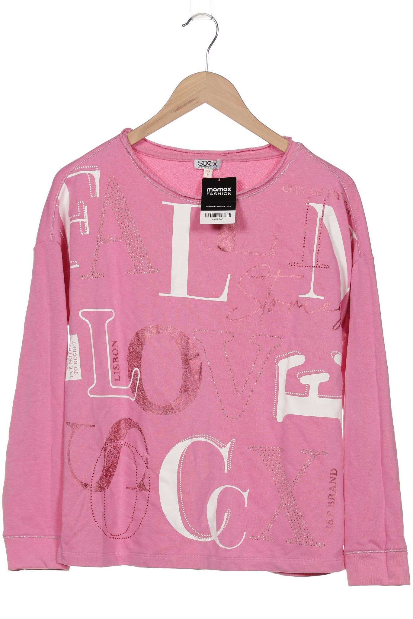 

Soccx Damen Sweatshirt, pink, Gr. 36