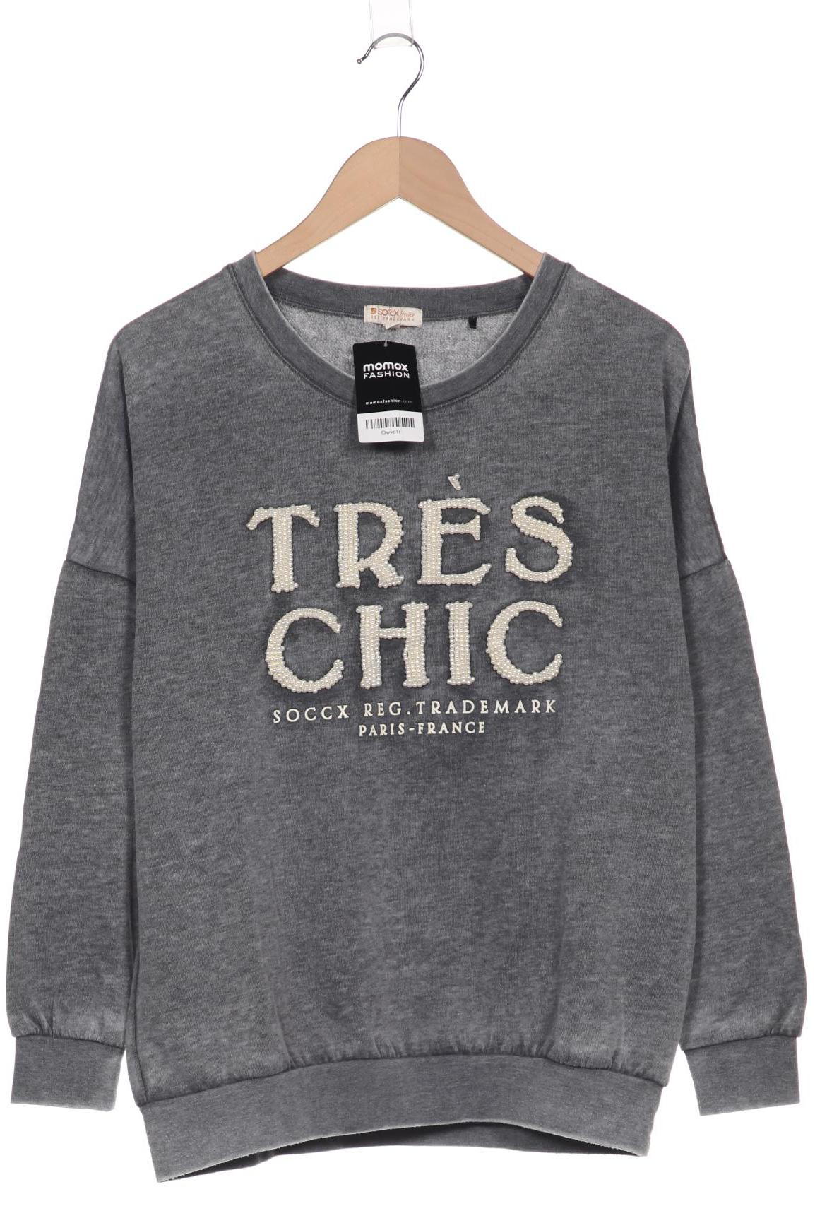 

SOCCX Damen Sweatshirt, grau