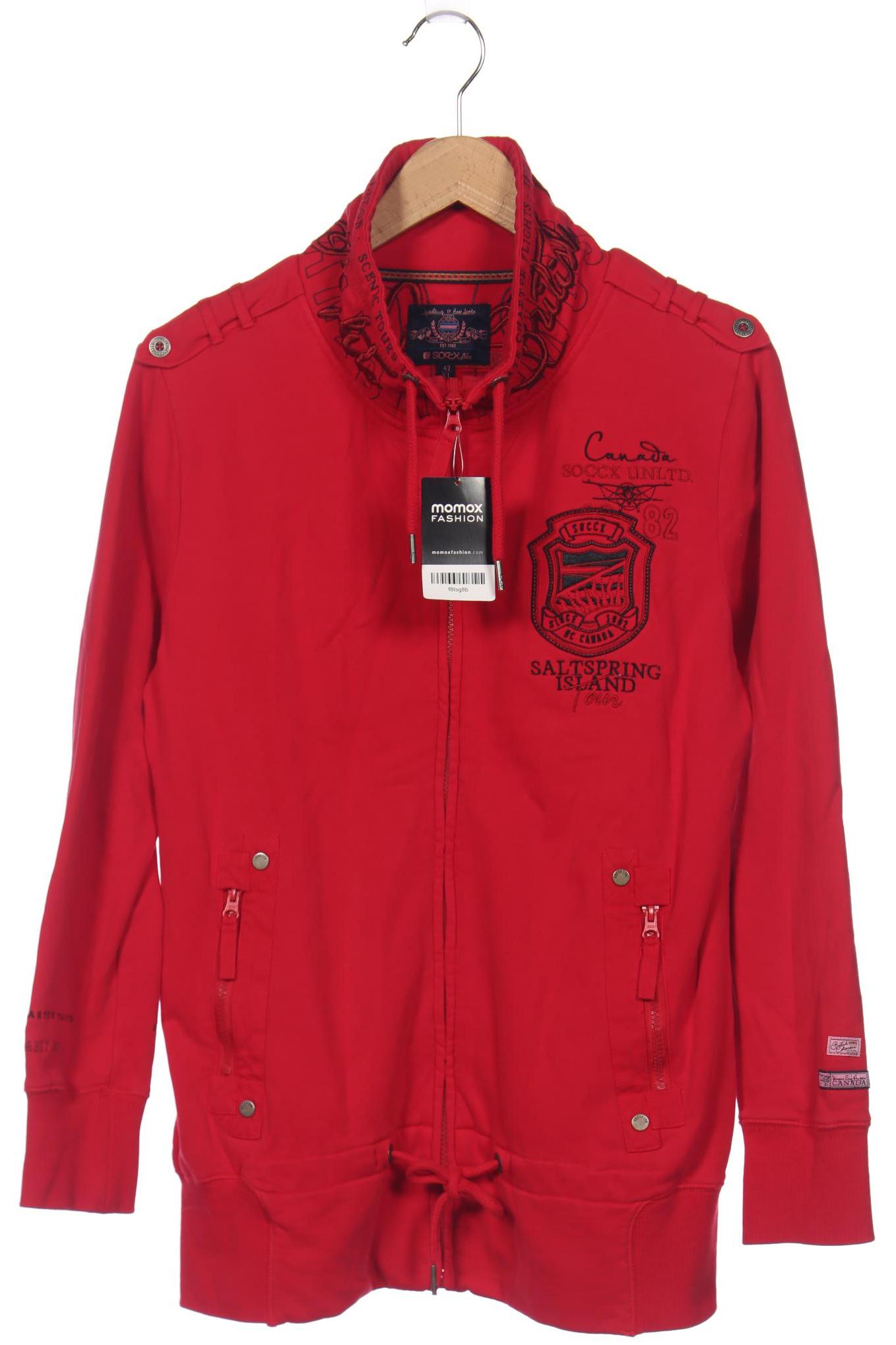 

SOCCX Damen Sweatshirt, rot