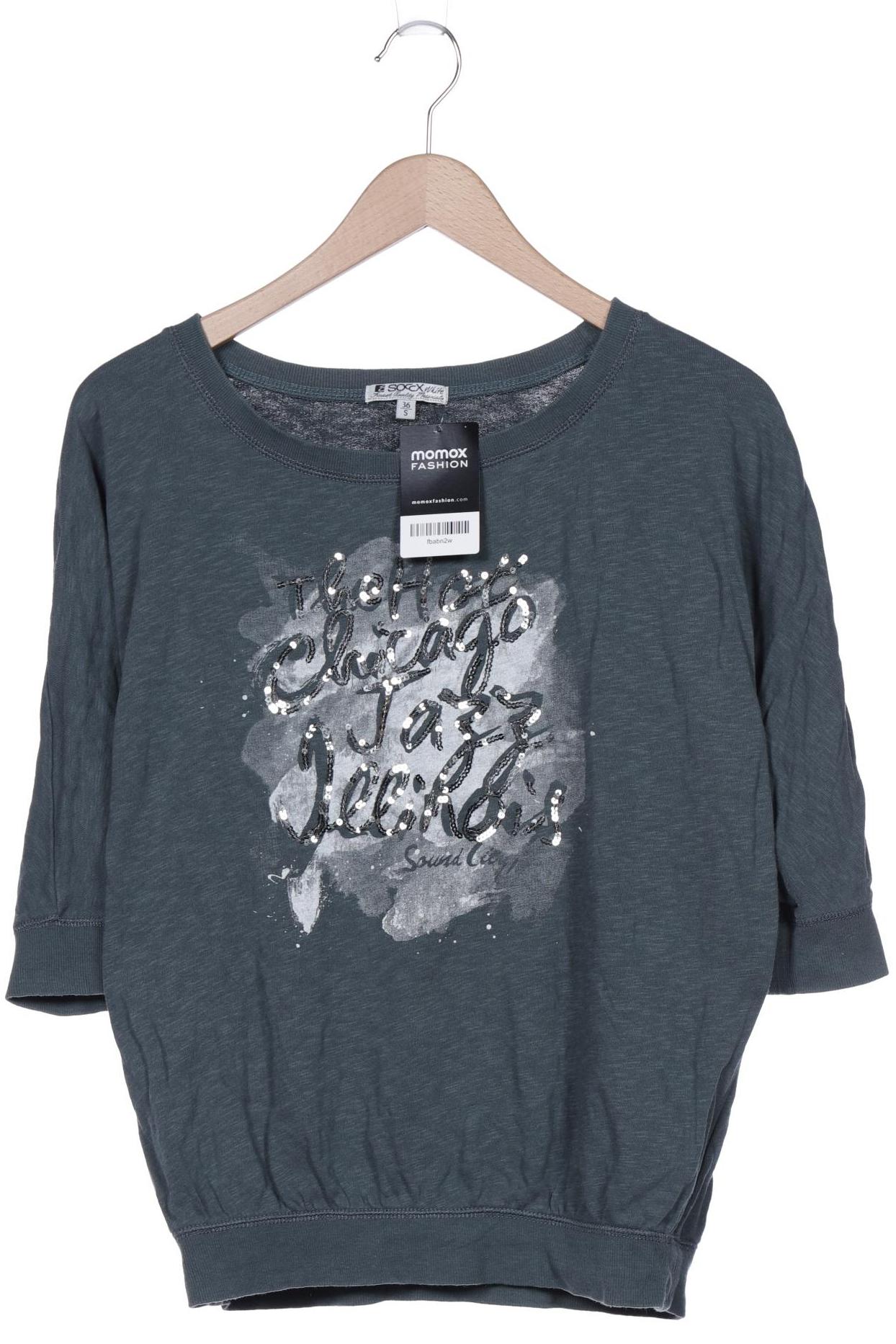 

SOCCX Damen Sweatshirt, grün