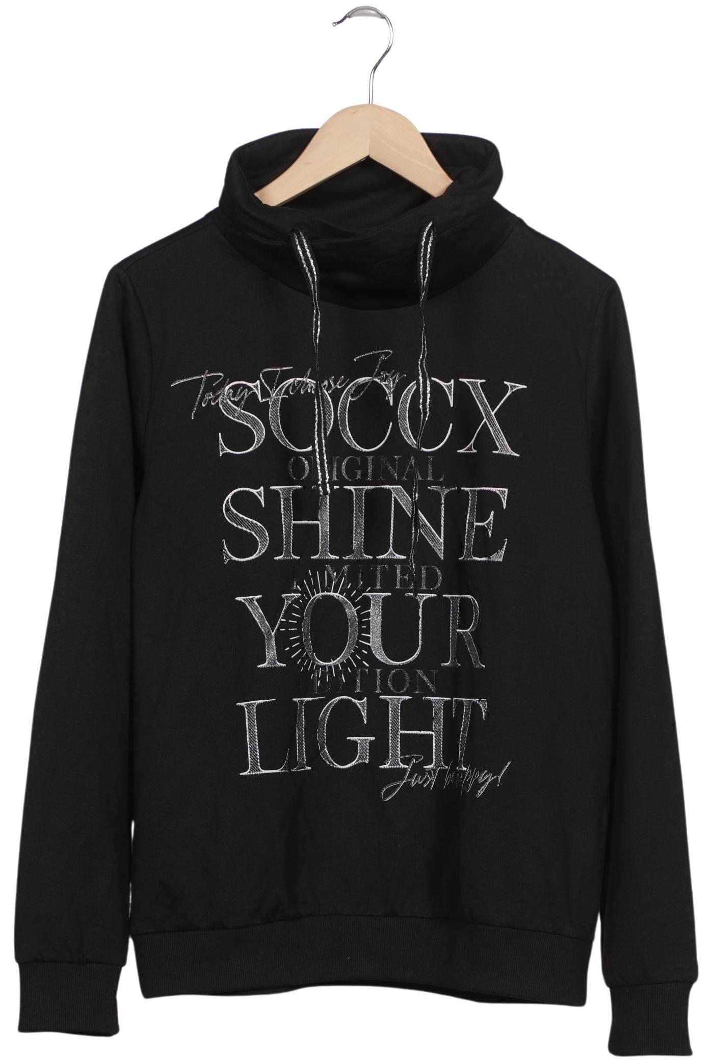 

Soccx Damen Sweatshirt, schwarz, Gr. 40