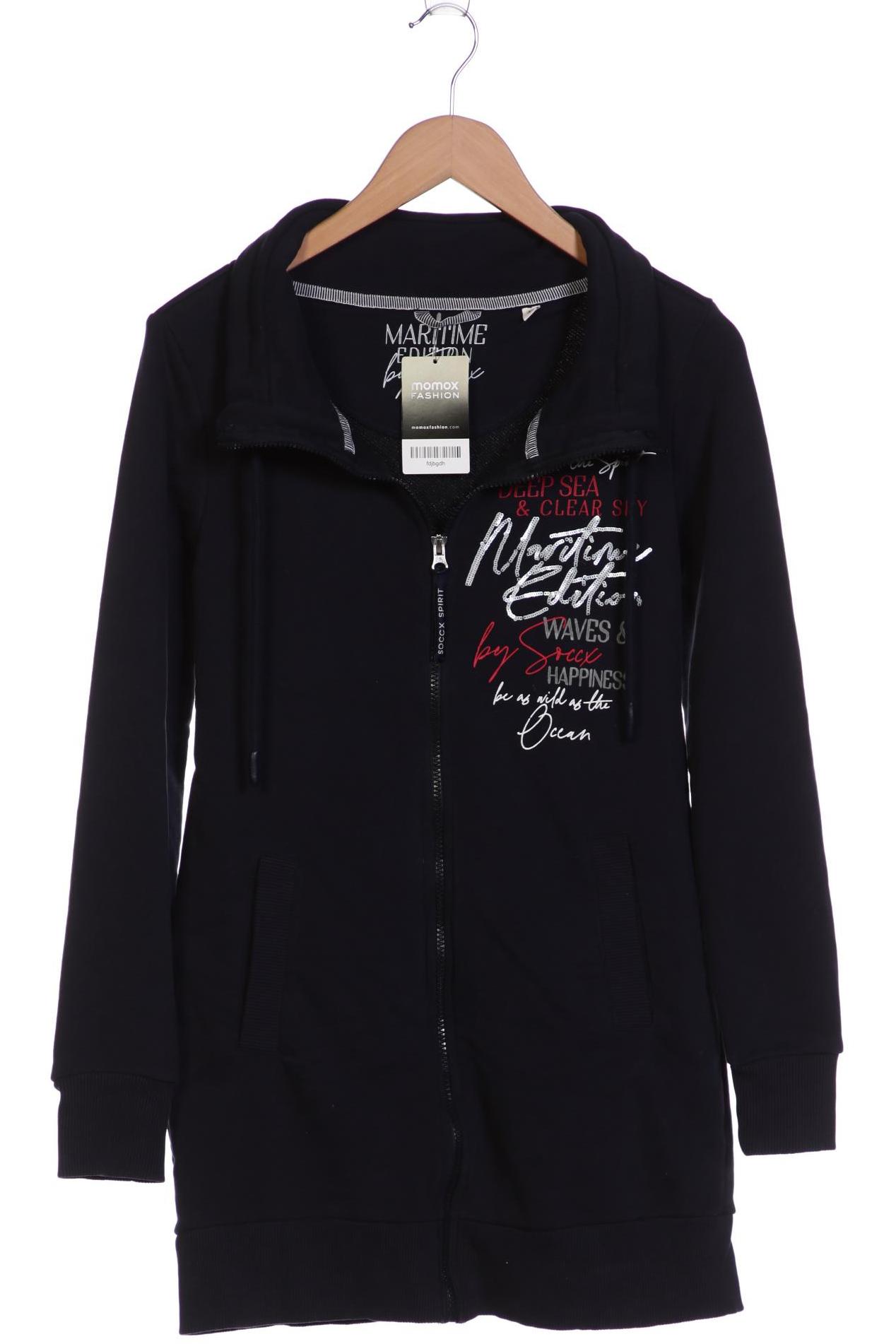 

SOCCX Damen Sweatshirt, marineblau