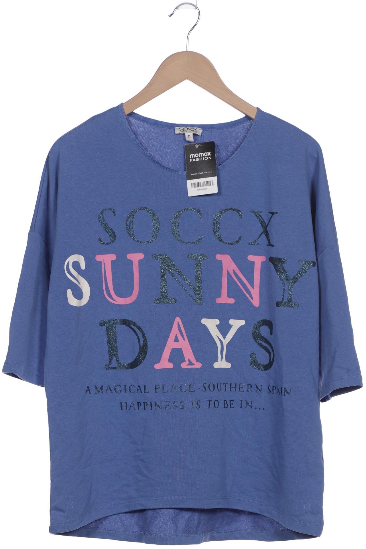 

Soccx Damen Sweatshirt, blau, Gr. 38