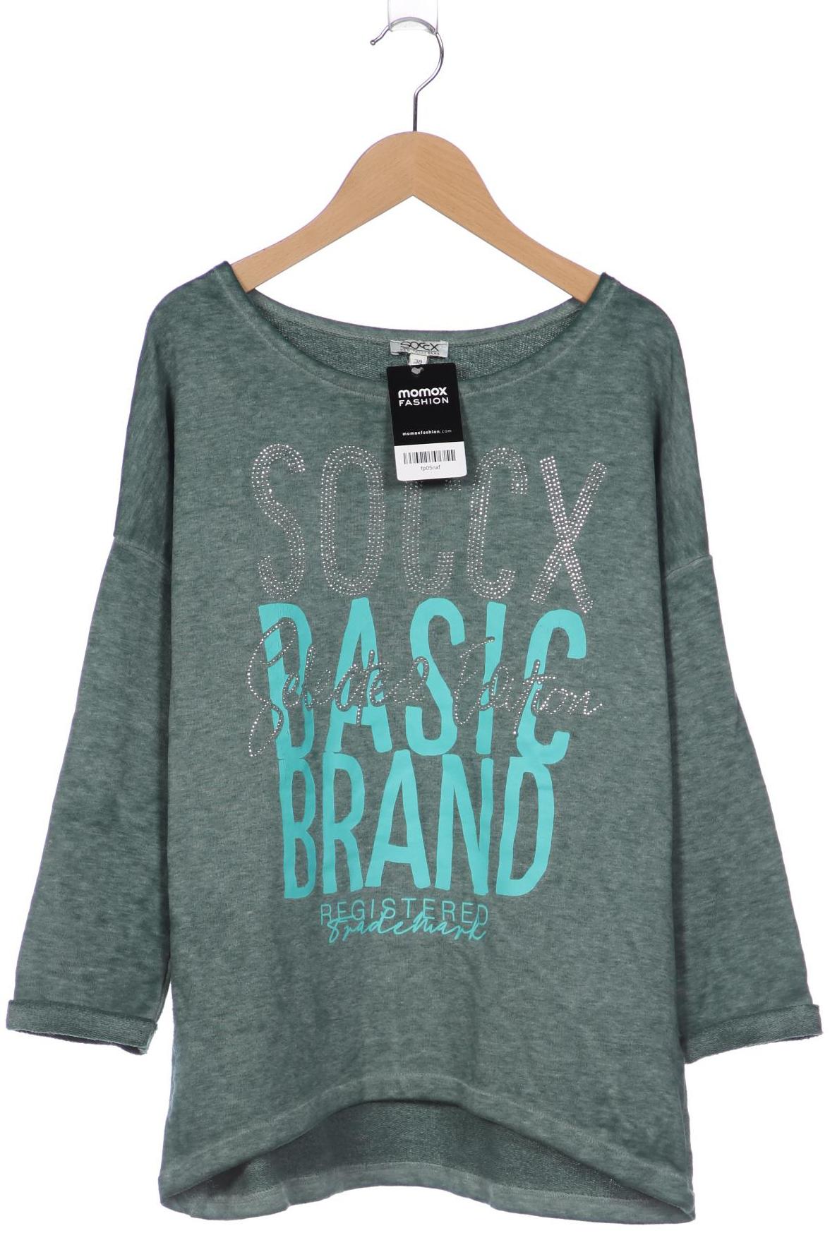 

Soccx Damen Sweatshirt, grün, Gr. 38
