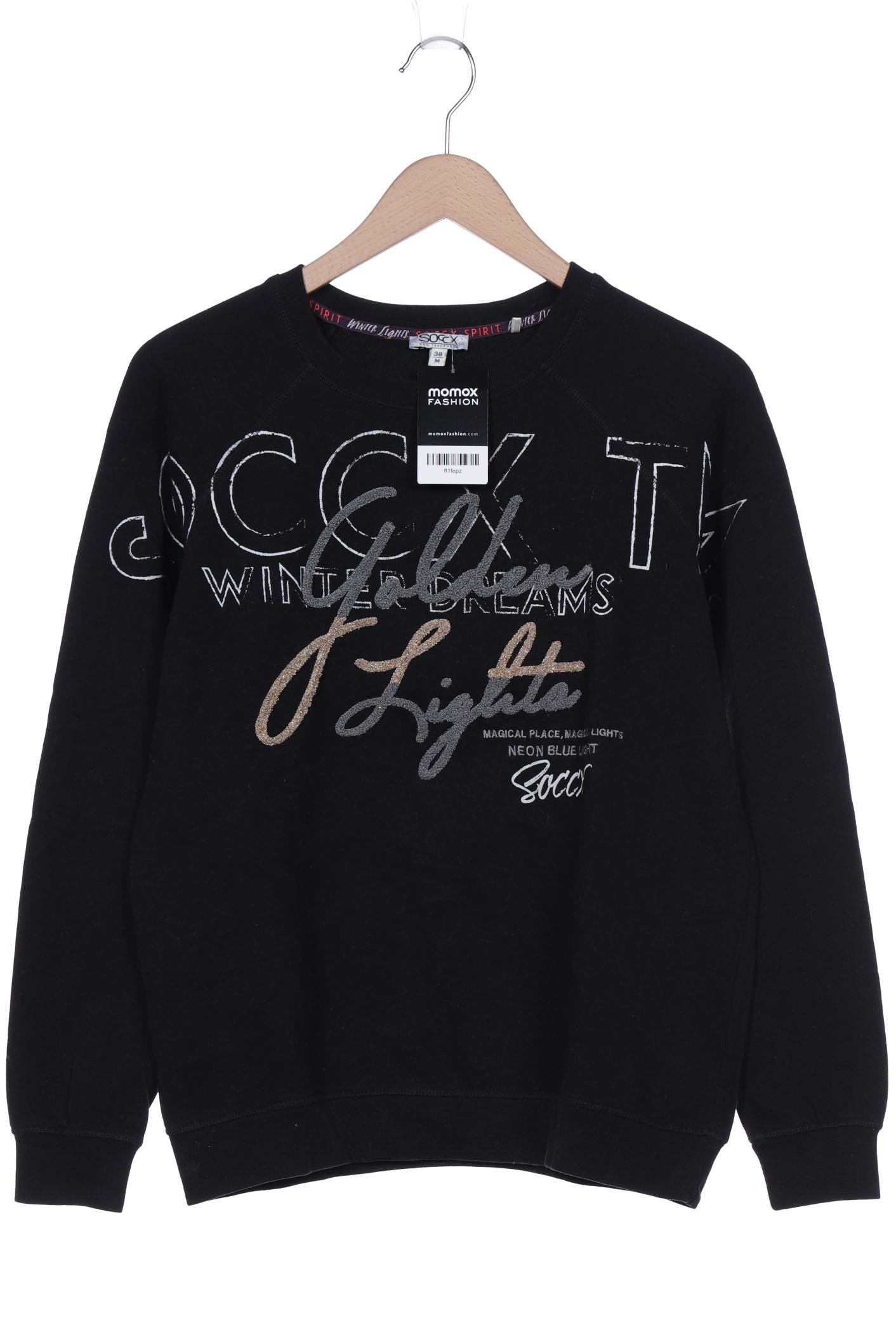 

SOCCX Damen Sweatshirt, schwarz