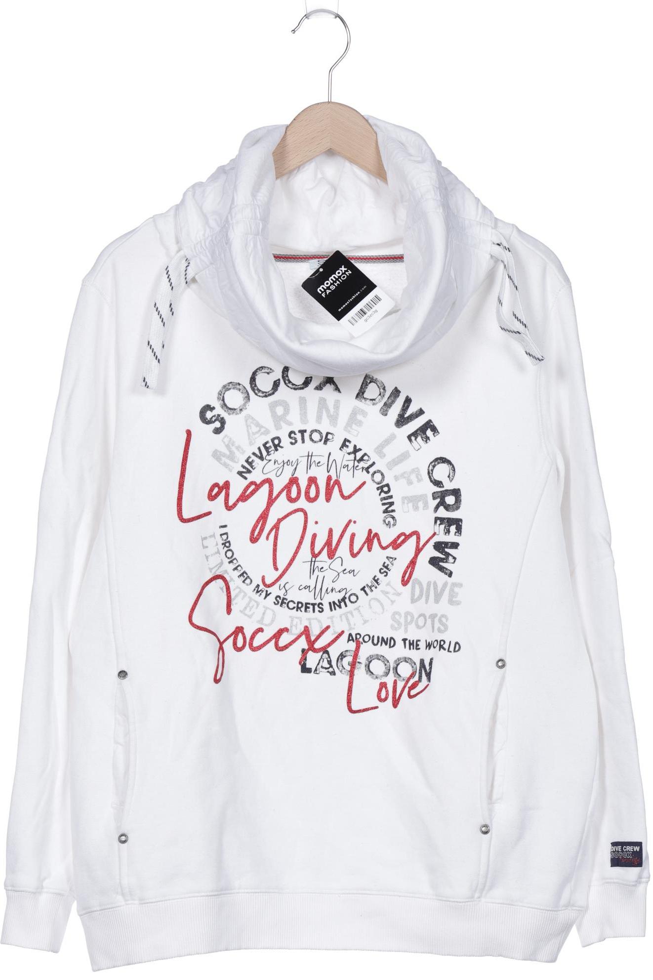 

Soccx Damen Sweatshirt, weiß, Gr. 44