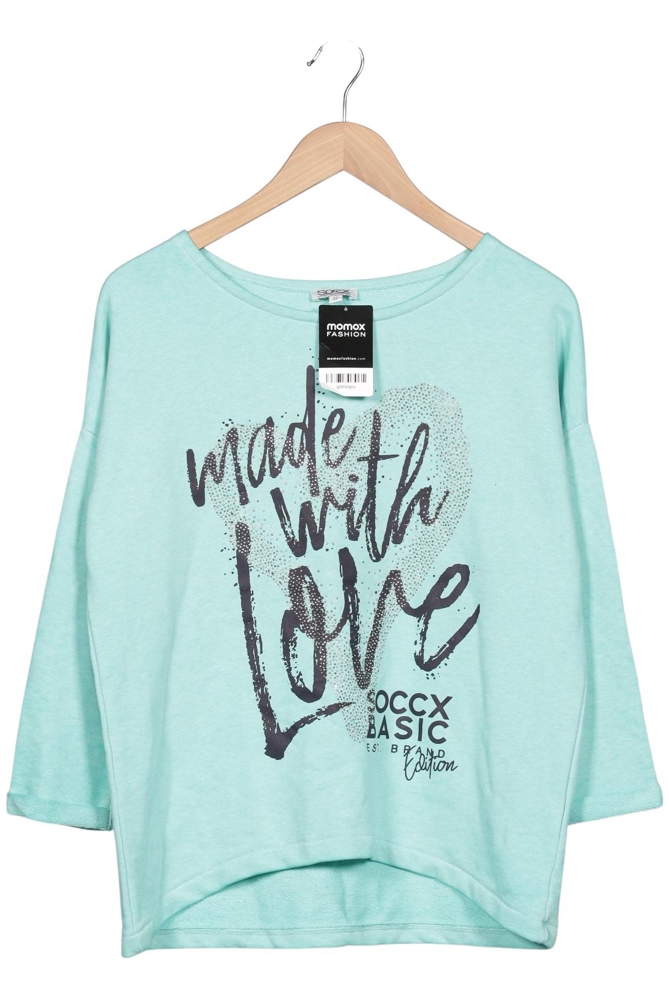 

Soccx Damen Sweatshirt, türkis, Gr. 38