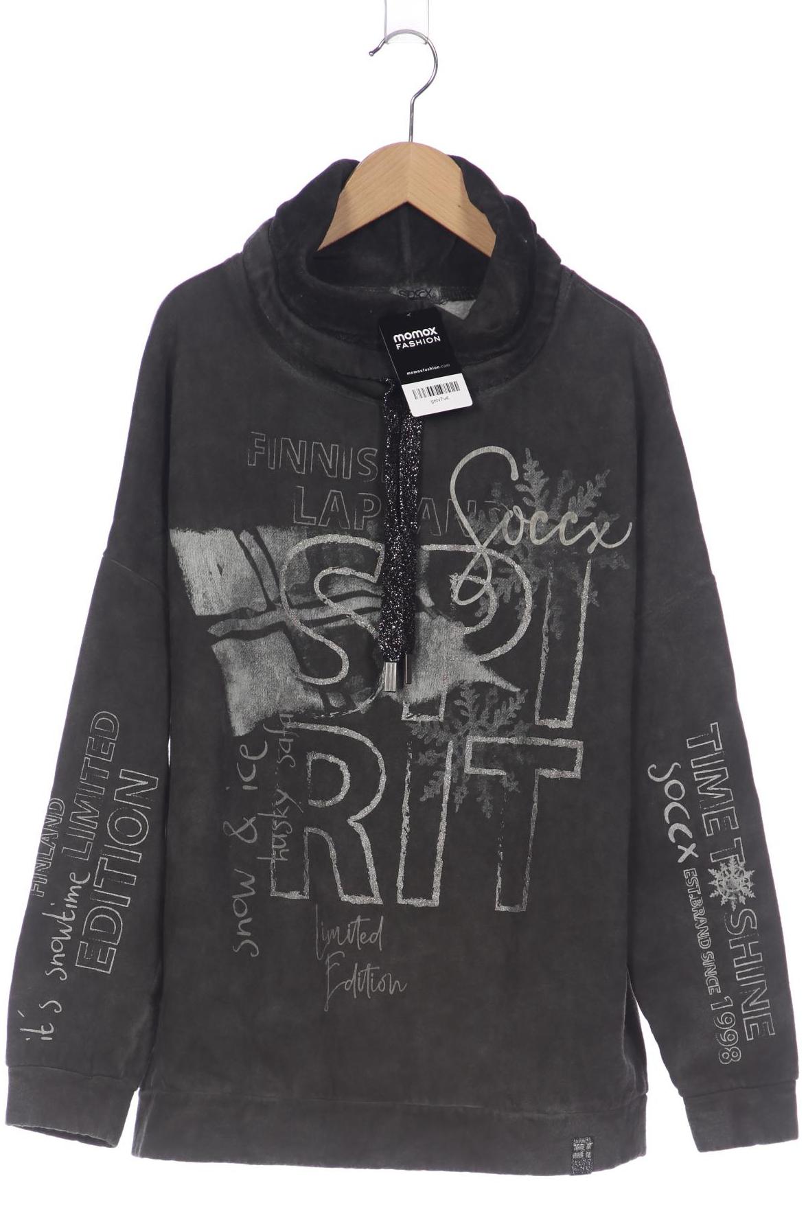 

Soccx Damen Sweatshirt, grau, Gr. 38