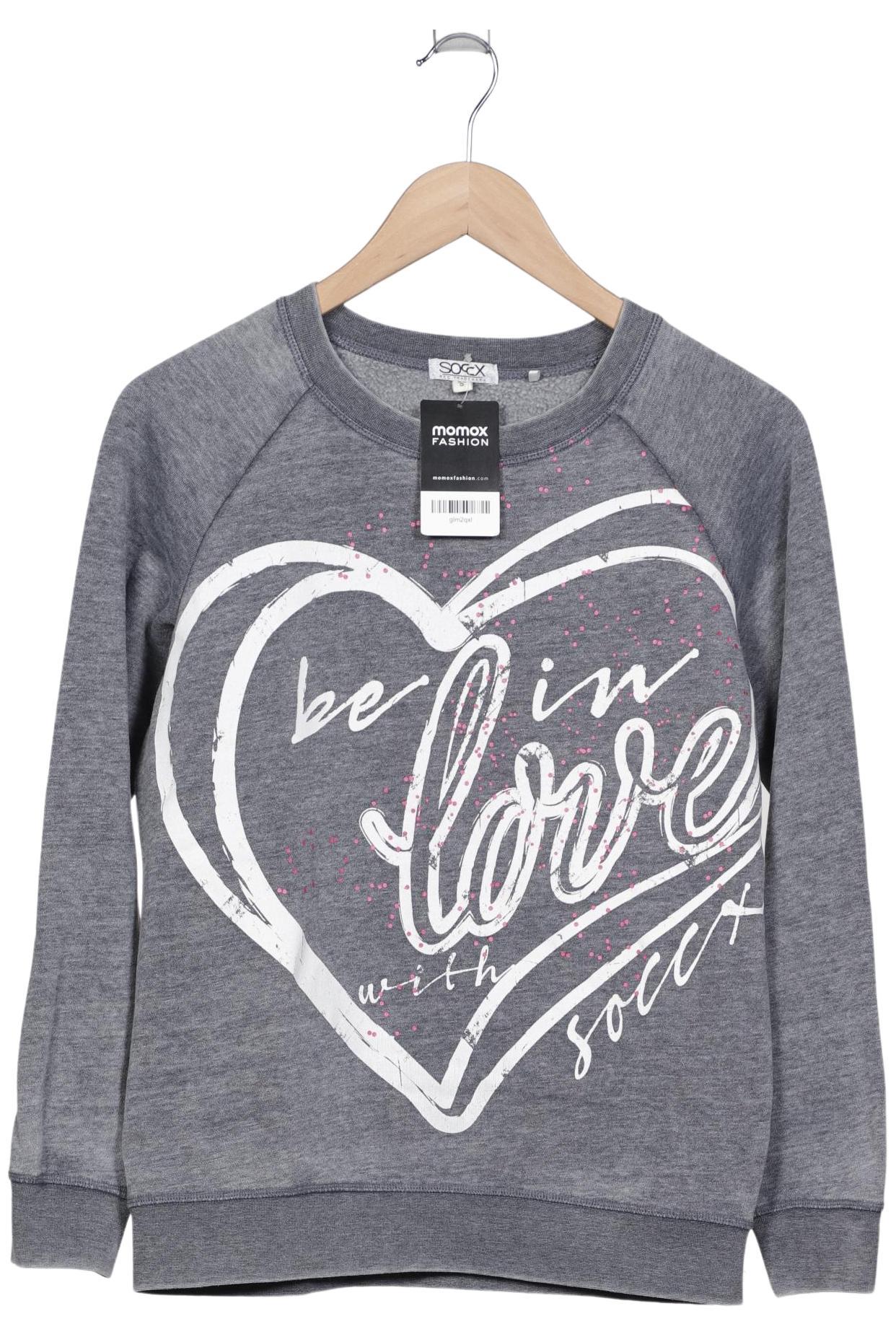 

Soccx Damen Sweatshirt, grau, Gr. 36
