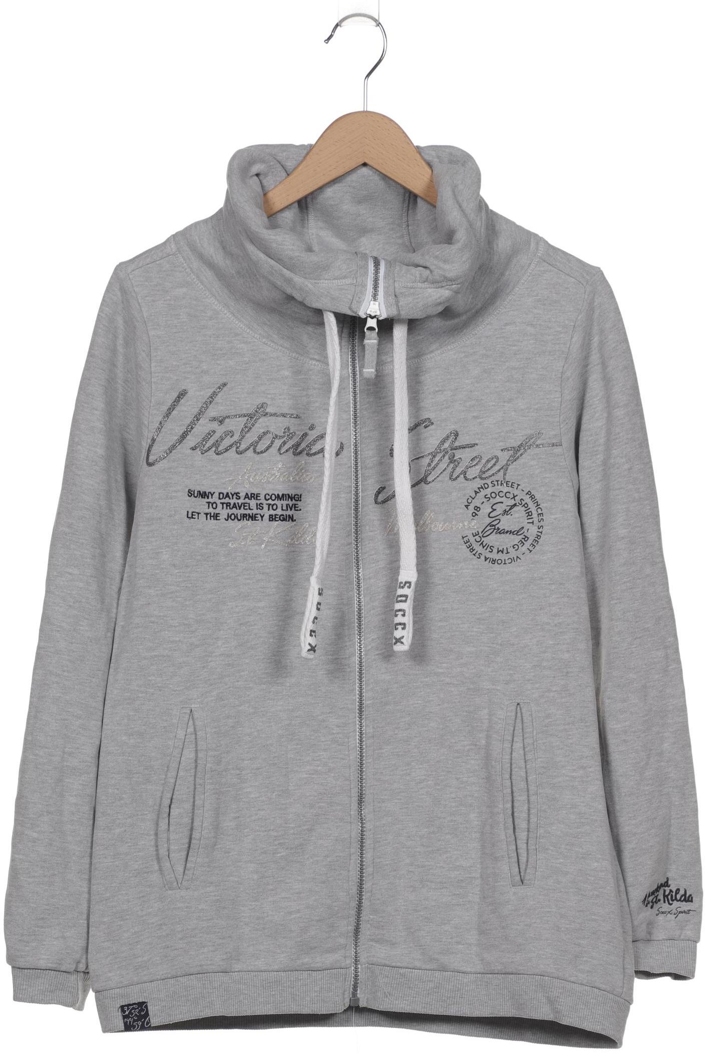 

Soccx Damen Sweatshirt, grau, Gr. 40