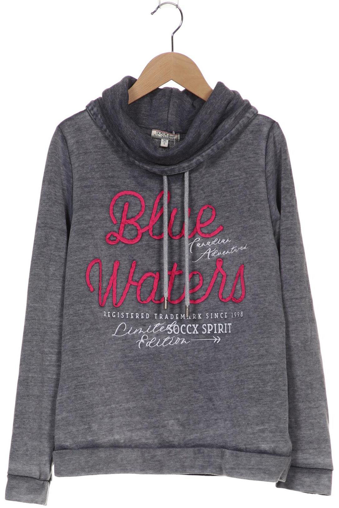 

SOCCX Damen Sweatshirt, marineblau