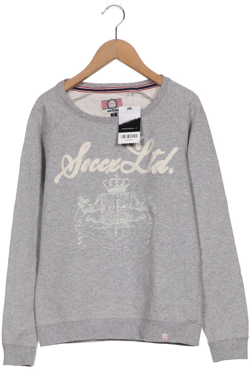 

Soccx Damen Sweatshirt, grau, Gr. 36
