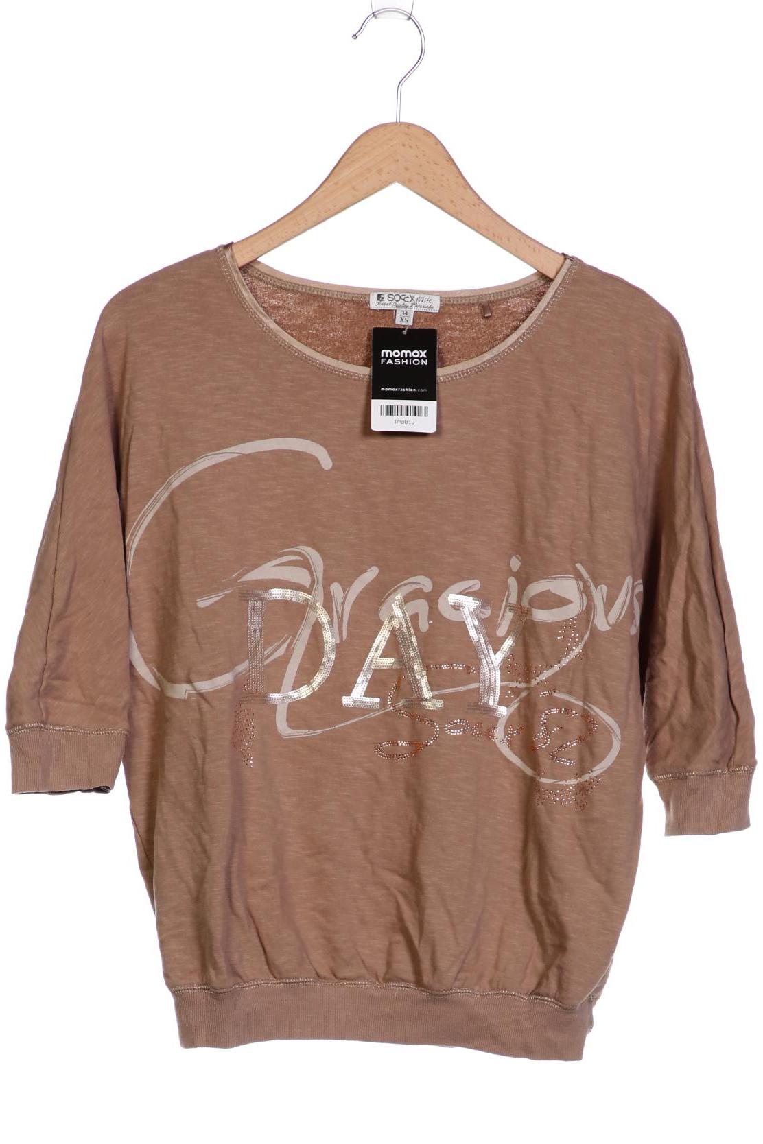 

SOCCX Damen Sweatshirt, beige
