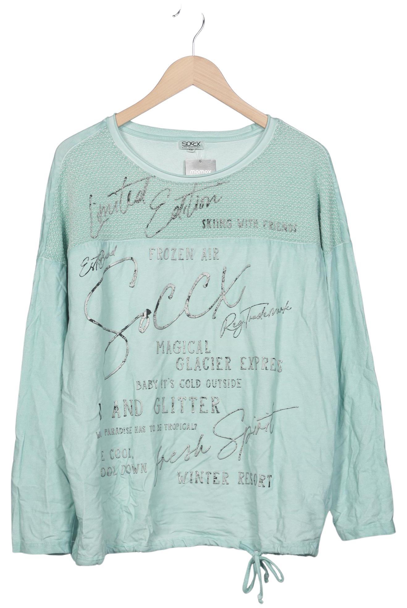 

Soccx Damen Sweatshirt, hellgrün, Gr. 44