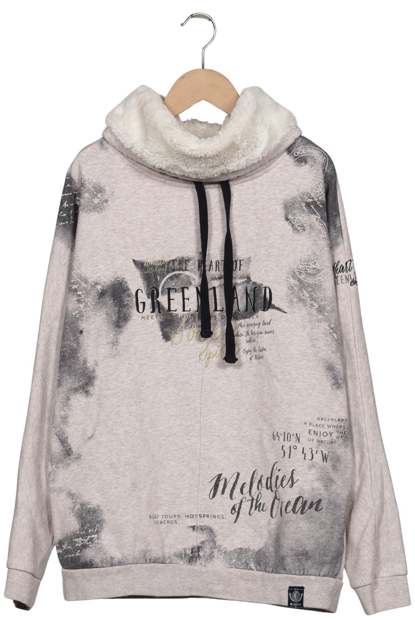 

Soccx Damen Sweatshirt, grau, Gr. 38