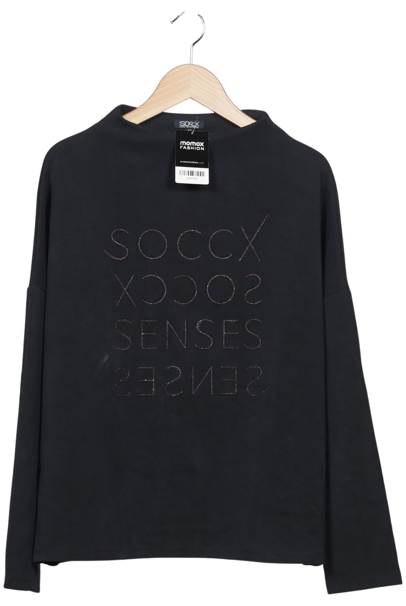 

Soccx Damen Sweatshirt, marineblau, Gr. 44