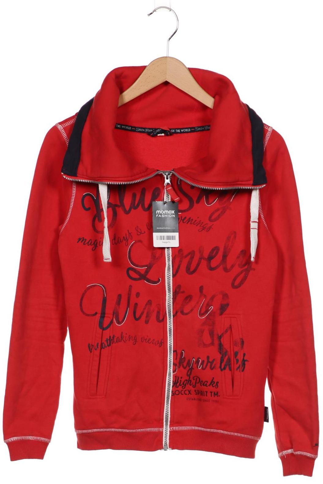 

SOCCX Damen Sweatshirt, rot