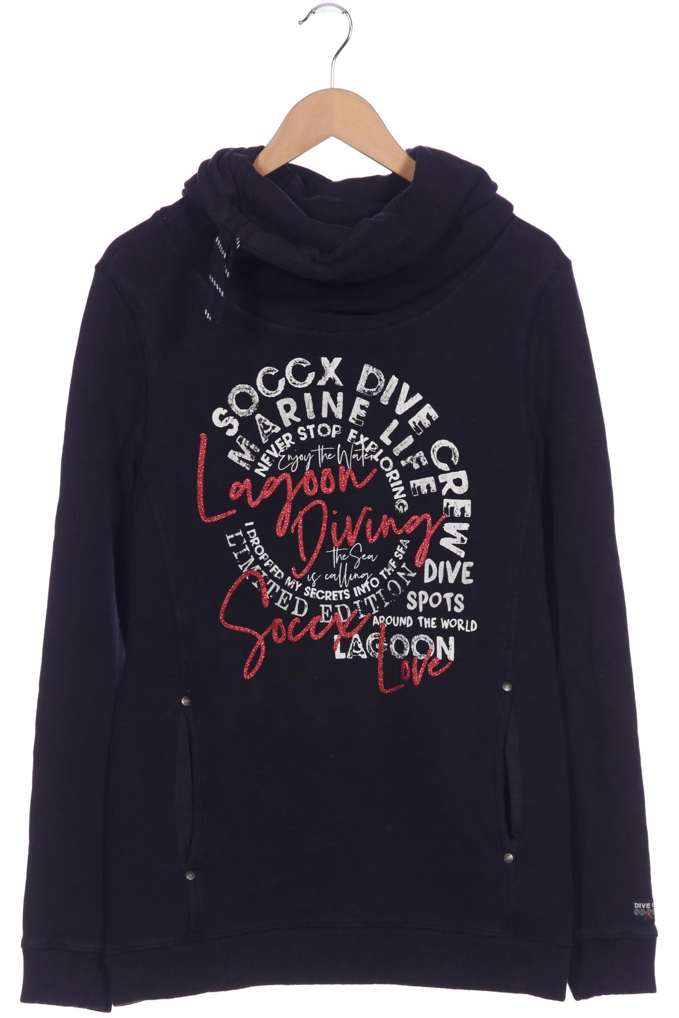 

Soccx Damen Sweatshirt, marineblau, Gr. 40