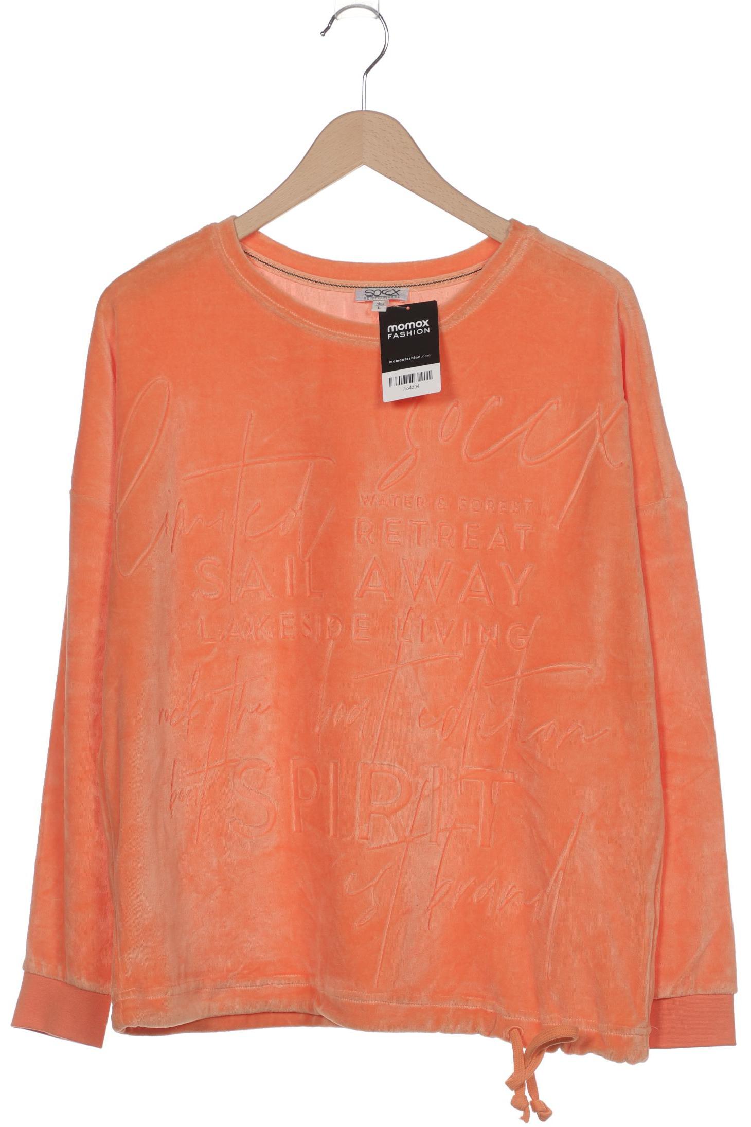 

Soccx Damen Sweatshirt, orange, Gr. 40