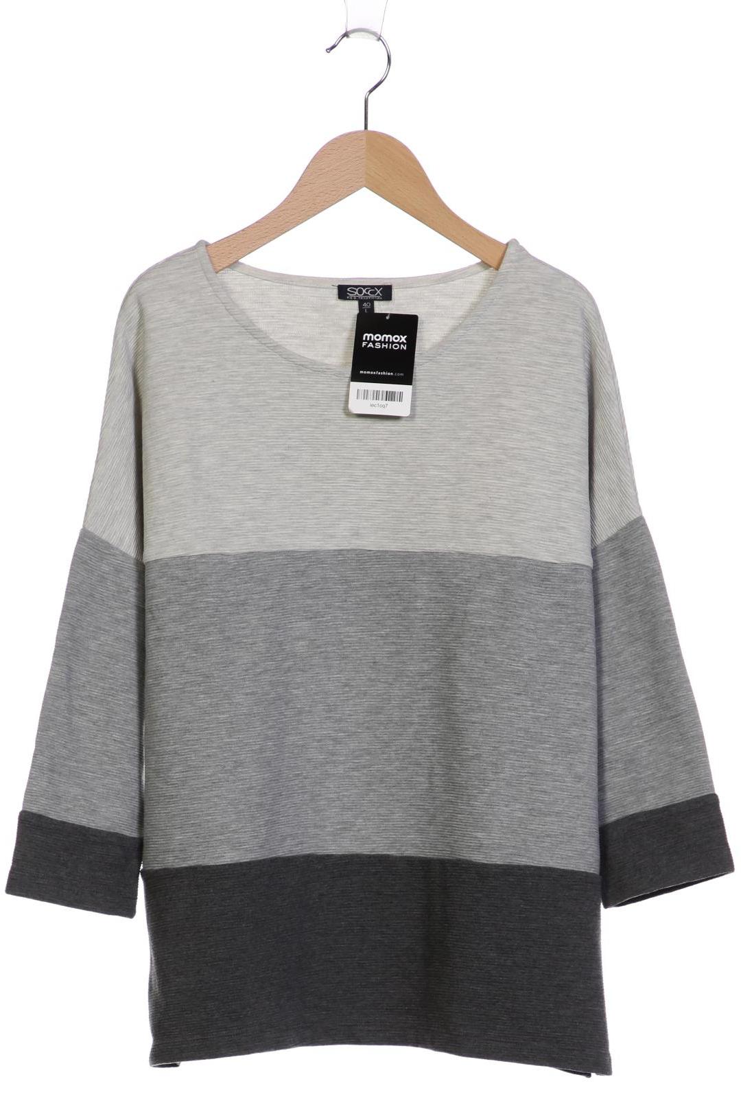 

Soccx Damen Sweatshirt, grau, Gr. 42