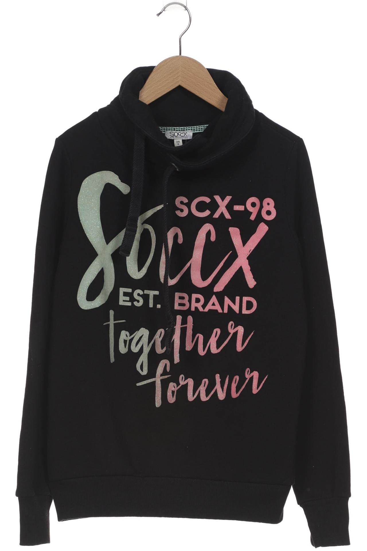 

Soccx Damen Sweatshirt, schwarz, Gr. 36