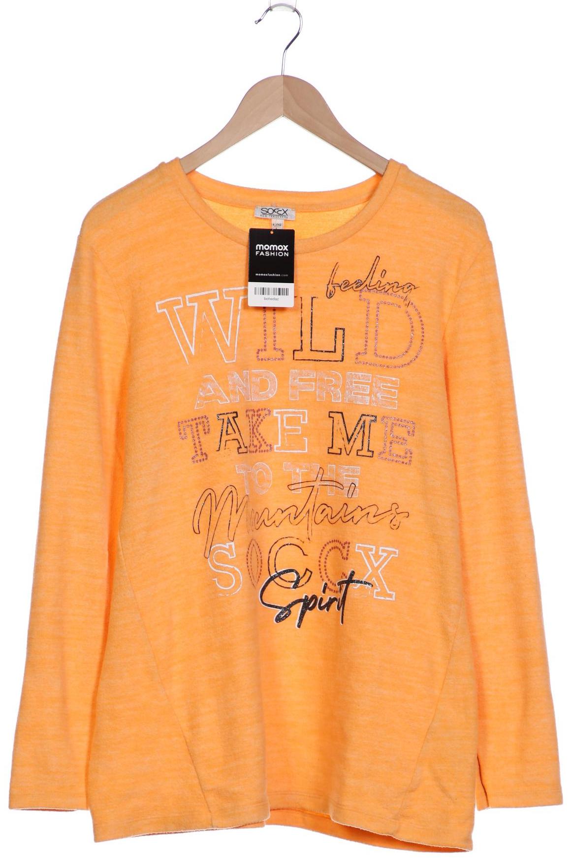 

Soccx Damen Sweatshirt, orange, Gr. 42