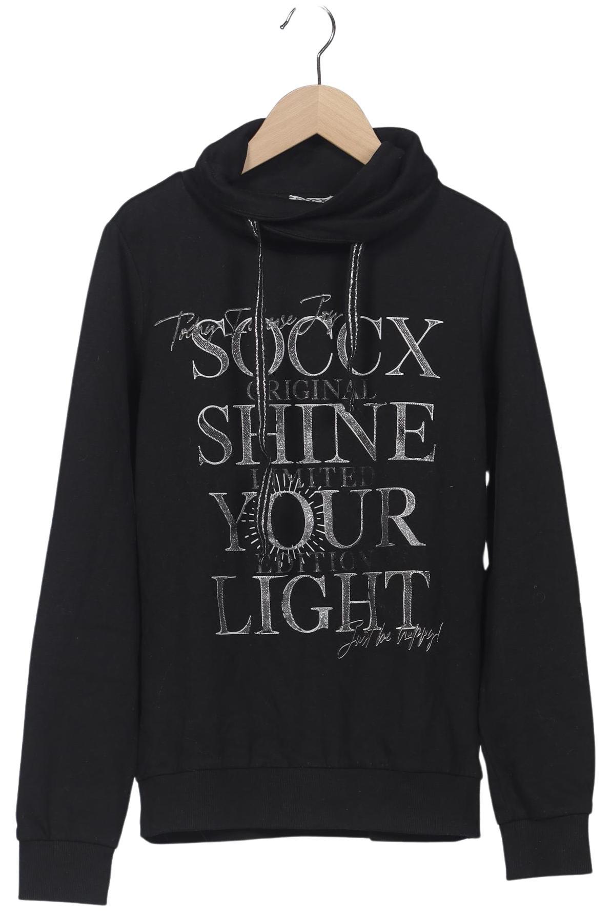 

Soccx Damen Sweatshirt, schwarz, Gr. 36