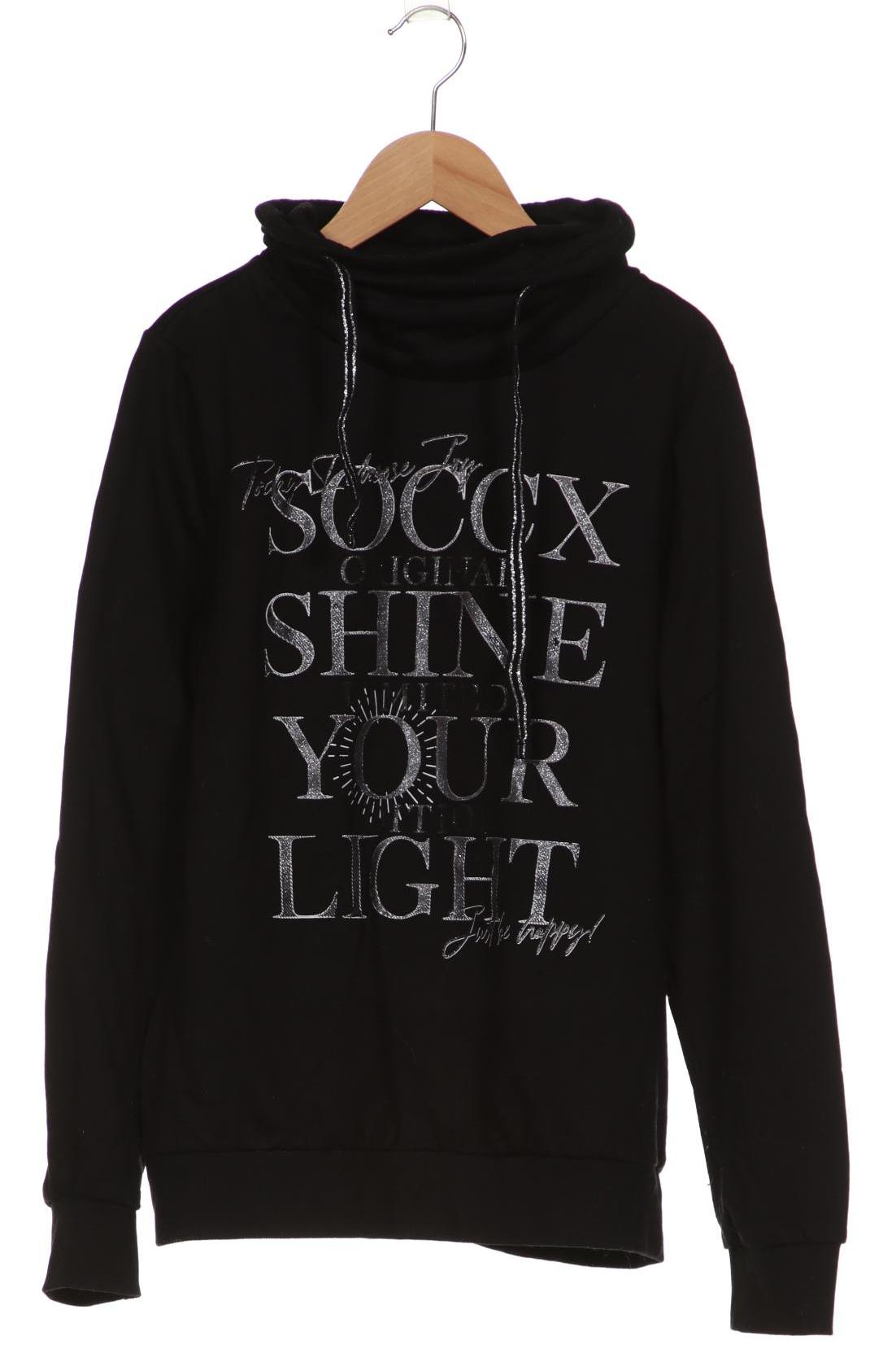 

SOCCX Damen Sweatshirt, schwarz