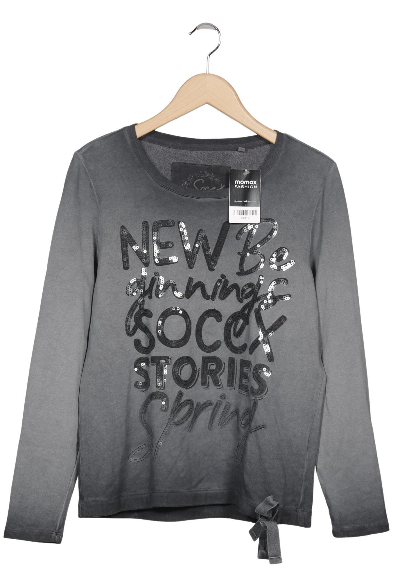 

Soccx Damen Sweatshirt, grau, Gr. 36