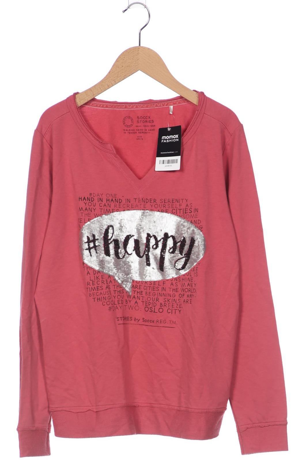 

Soccx Damen Sweatshirt, pink, Gr. 36