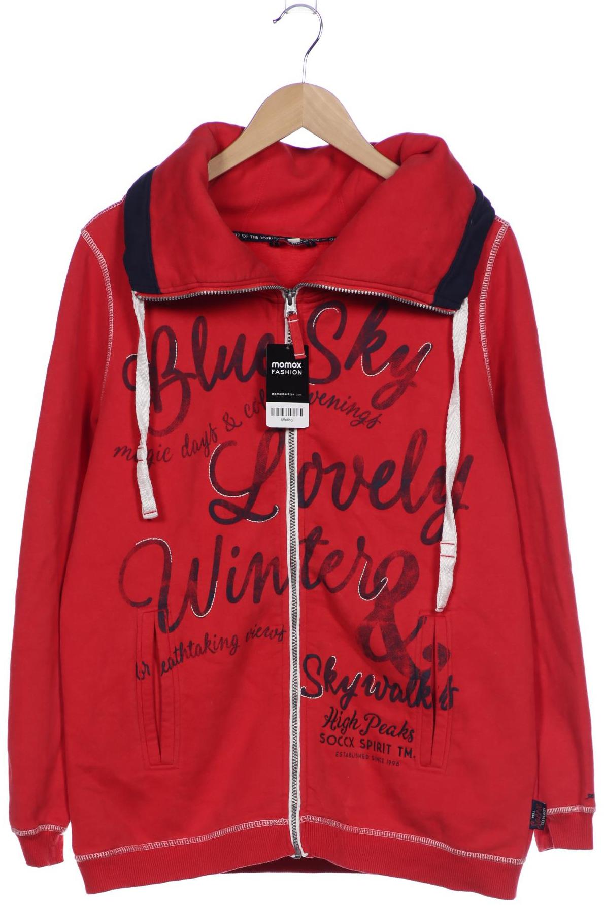 

Soccx Damen Sweatshirt, rot, Gr. 42