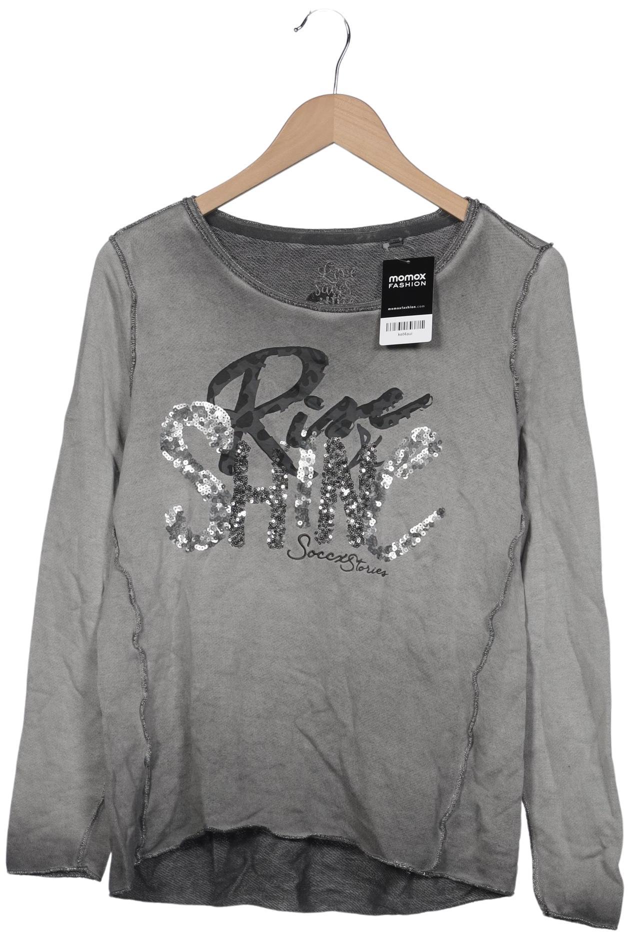 

Soccx Damen Sweatshirt, grau, Gr. 36