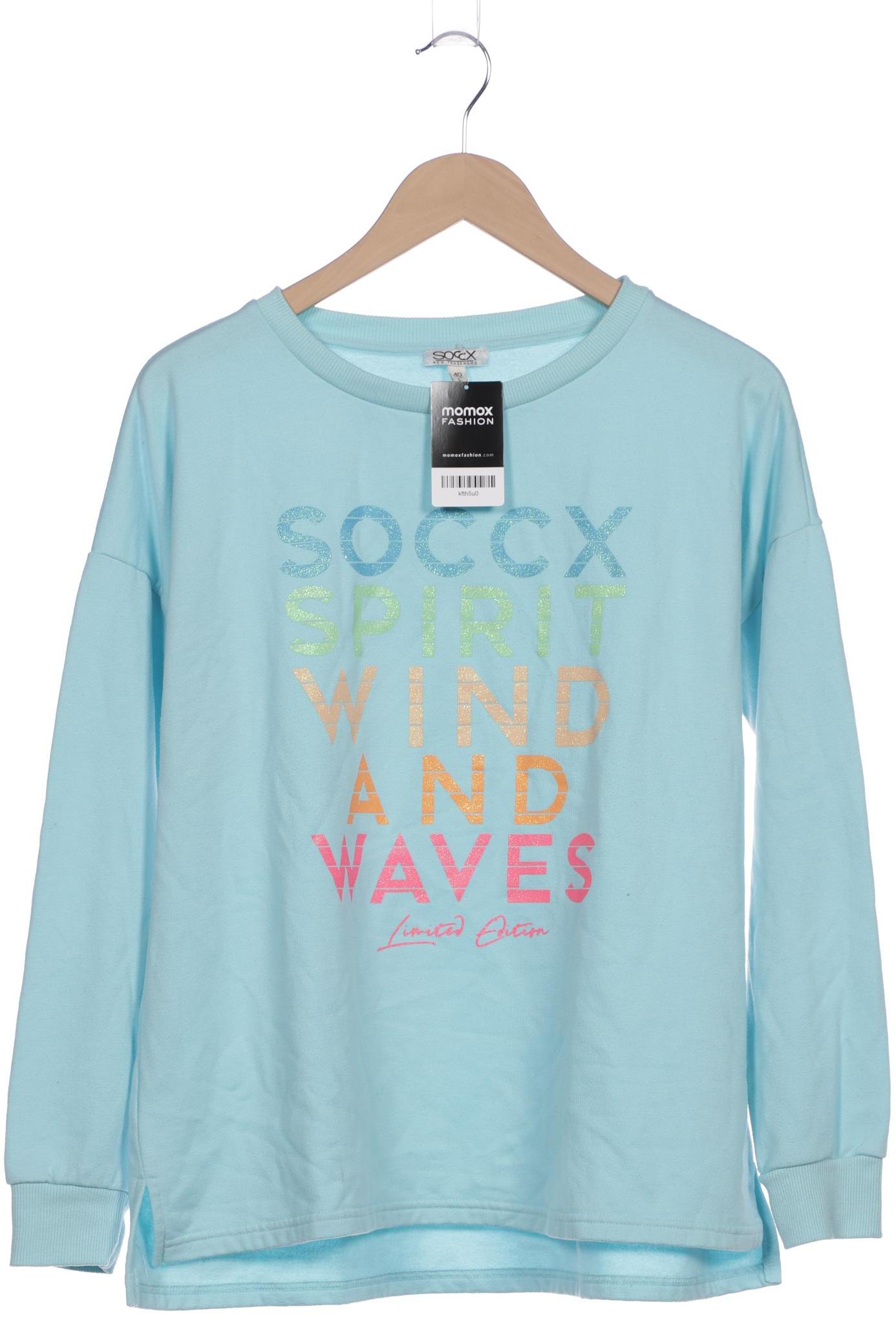 

Soccx Damen Sweatshirt, blau, Gr. 40