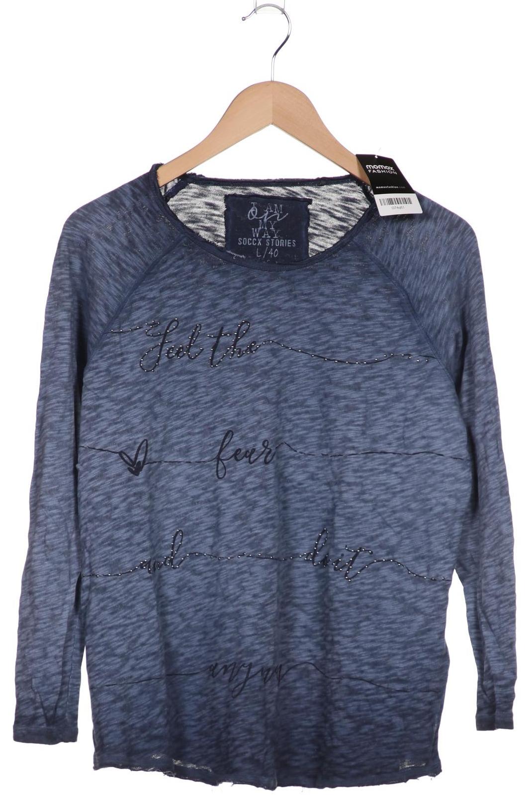 

SOCCX Damen Sweatshirt, blau