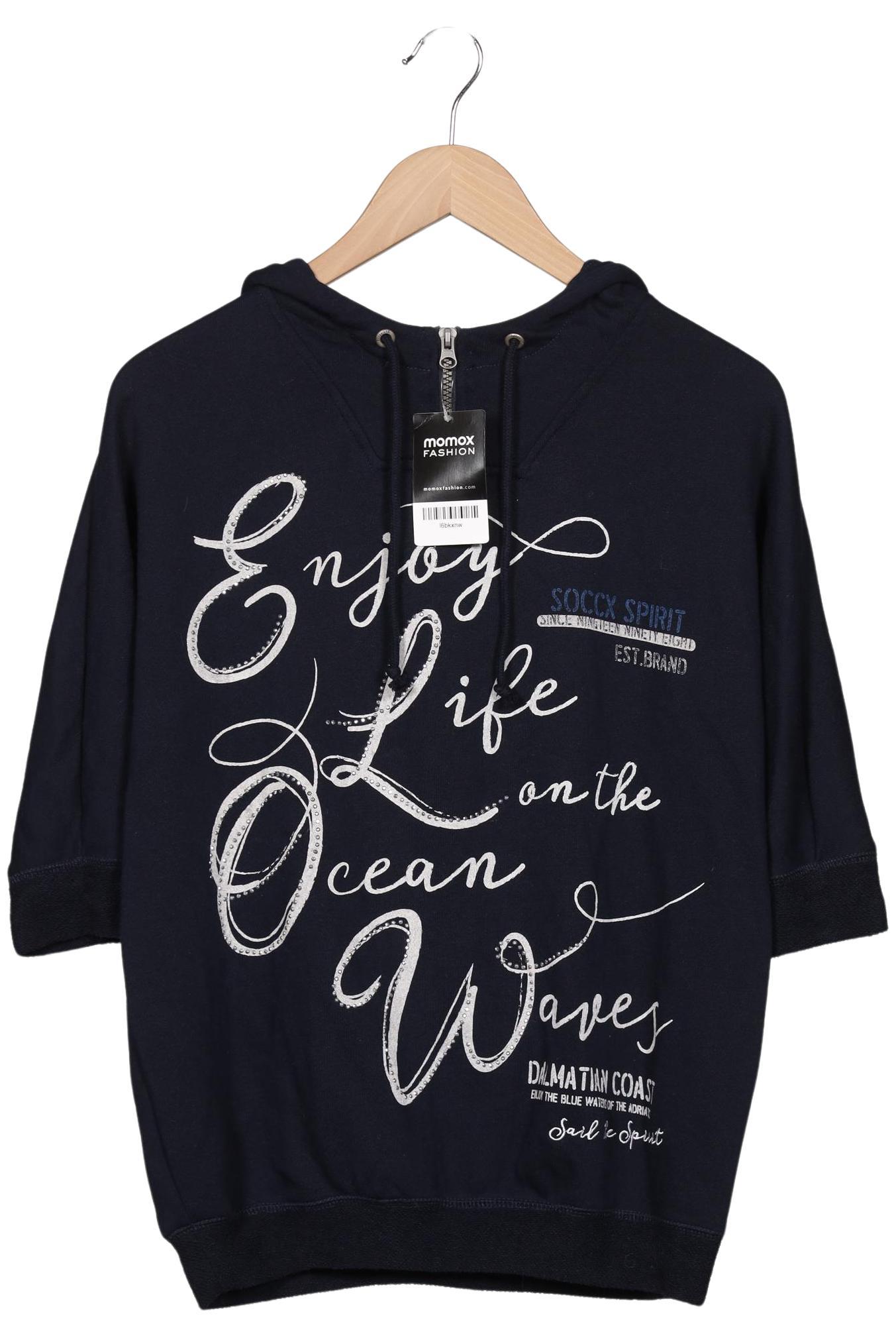 

Soccx Damen Sweatshirt, marineblau, Gr. 36