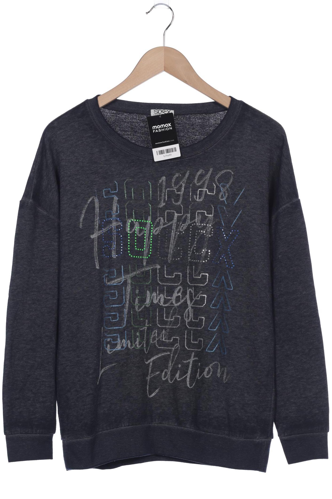 

SOCCX Damen Sweatshirt, marineblau