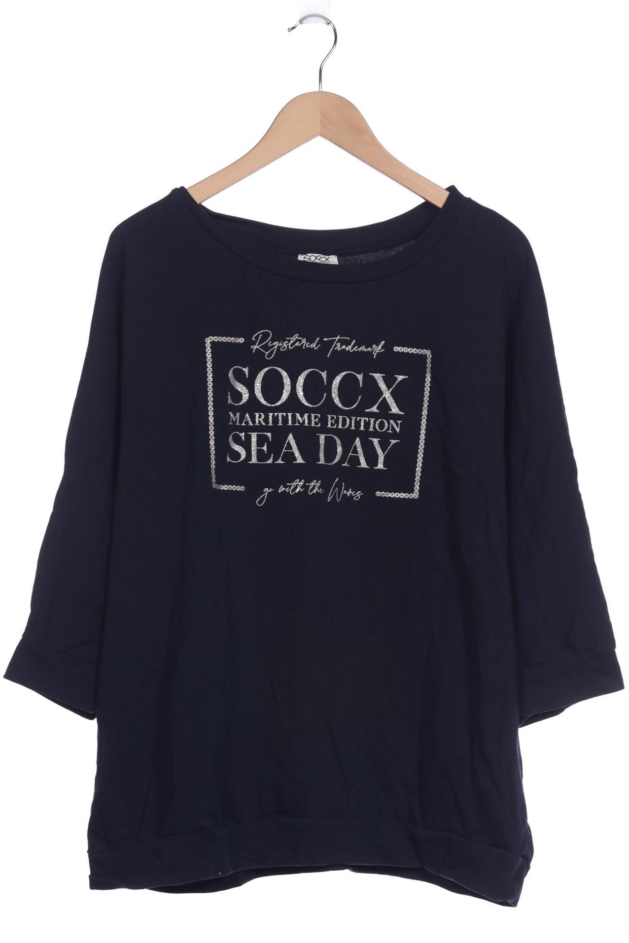 

Soccx Damen Sweatshirt, marineblau, Gr. 48