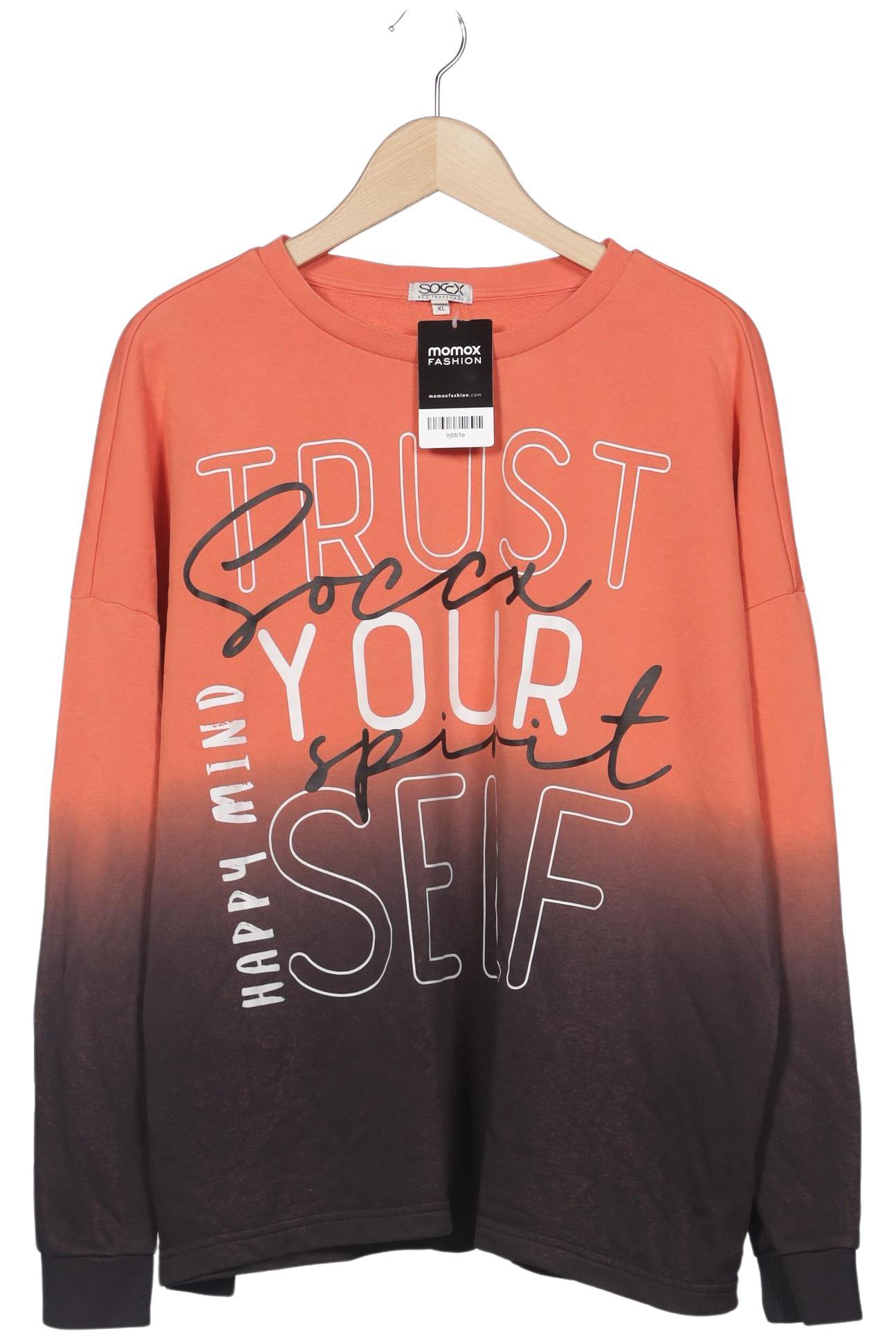 

Soccx Damen Sweatshirt, orange, Gr. 44