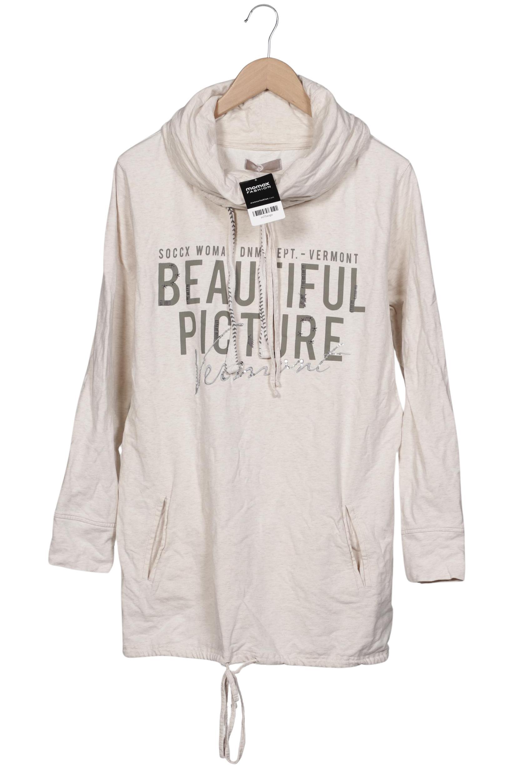 

Soccx Damen Sweatshirt, cremeweiß, Gr. 42