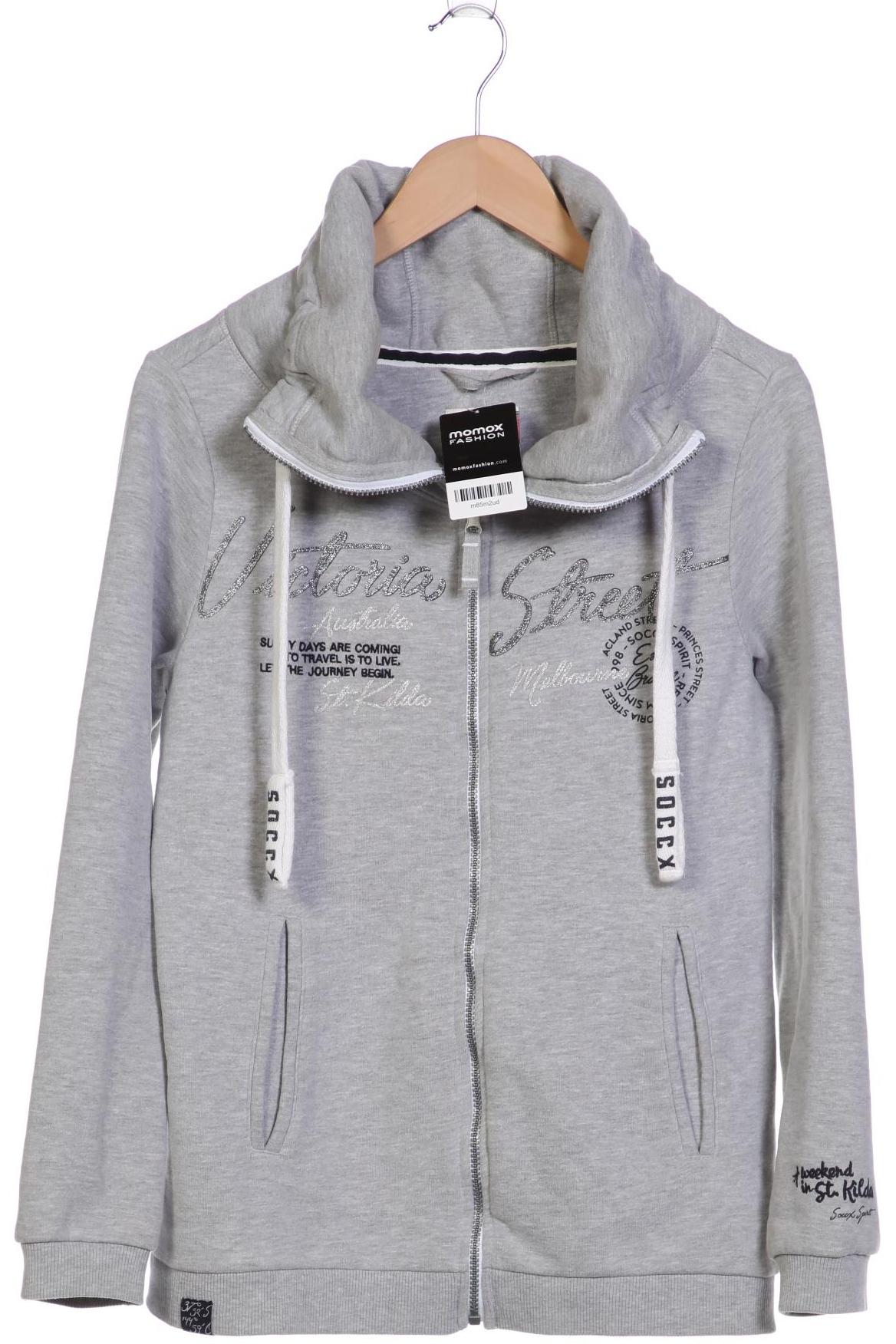 

SOCCX Damen Sweatshirt, grau