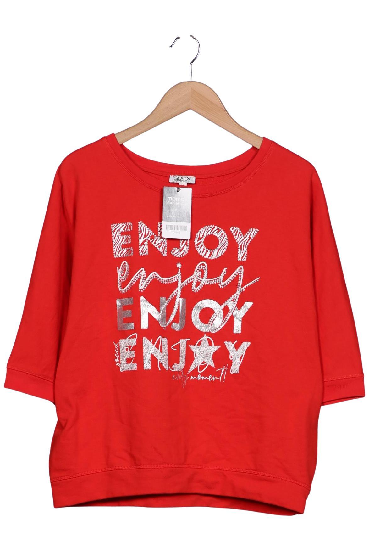 

Soccx Damen Sweatshirt, rot, Gr. 38